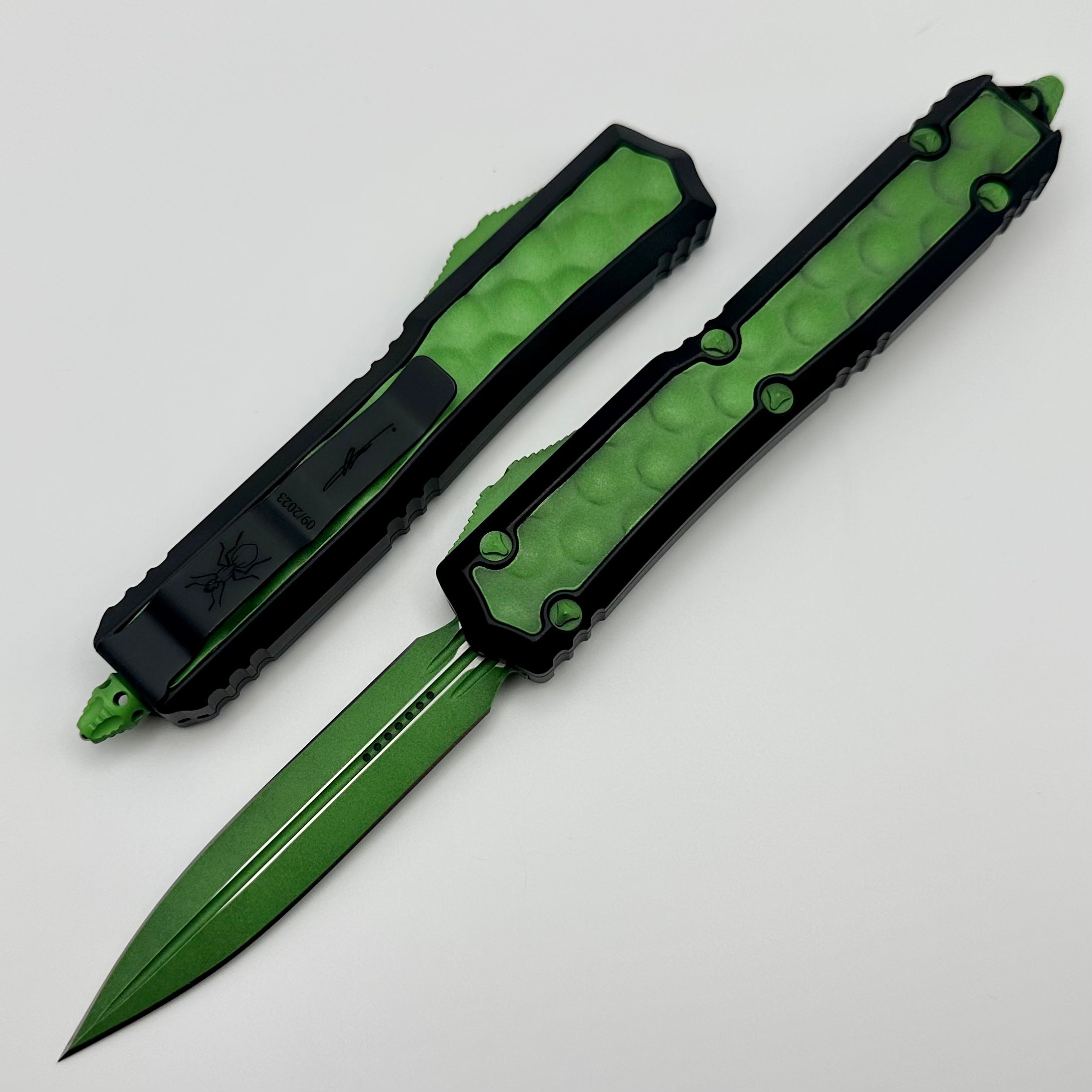 Microtech Makora Green Mamba Signature Series 206-1BIGMS