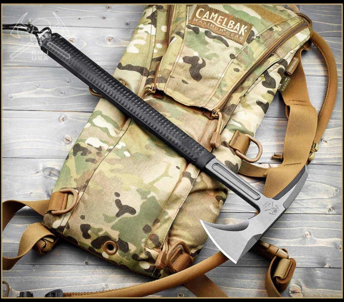 RMJ Tactical Shrike Black Spiked Tomahawk