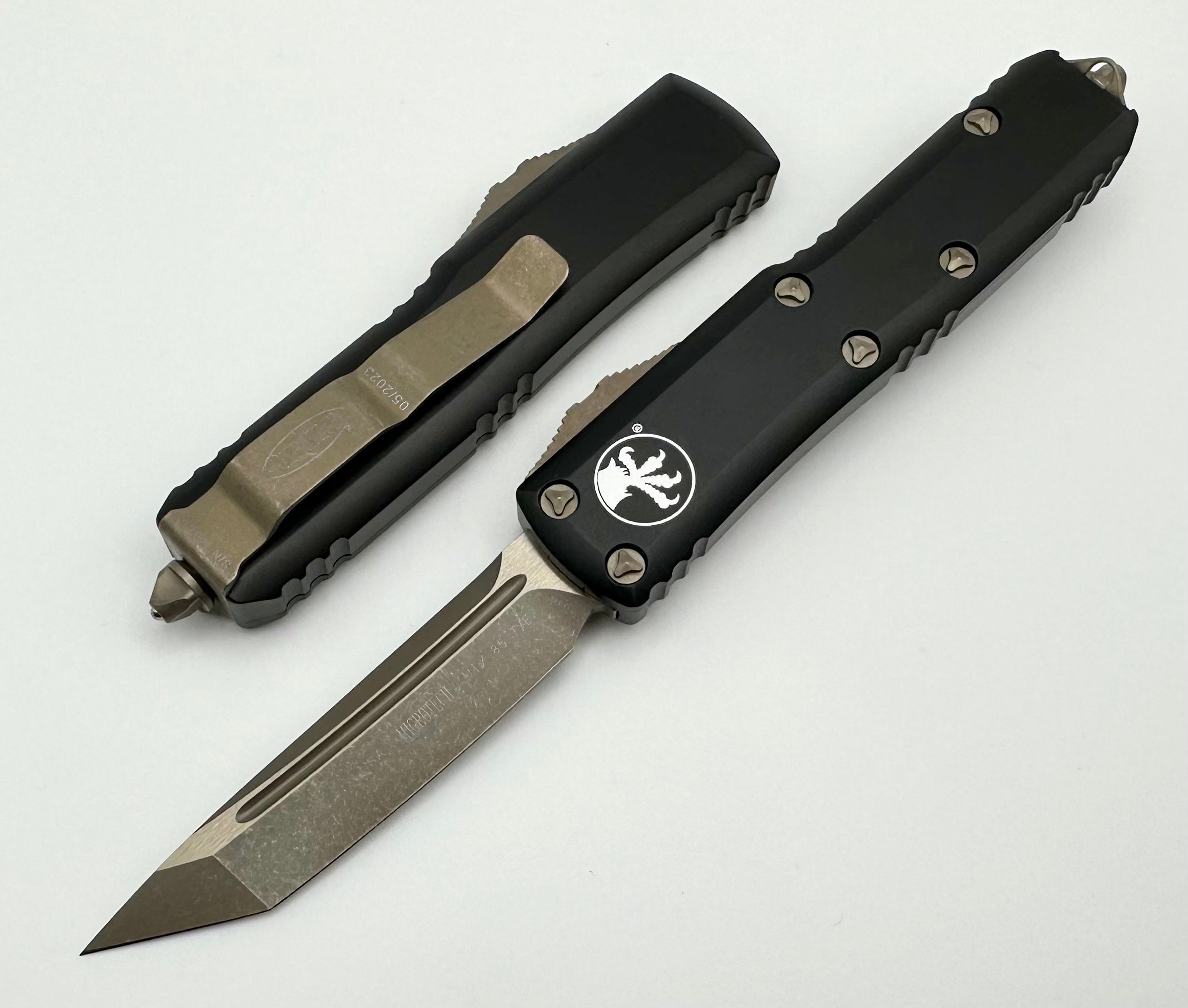 Microtech UTX-85 Apocalyptic Bronze Tanto & Black 233-13AP