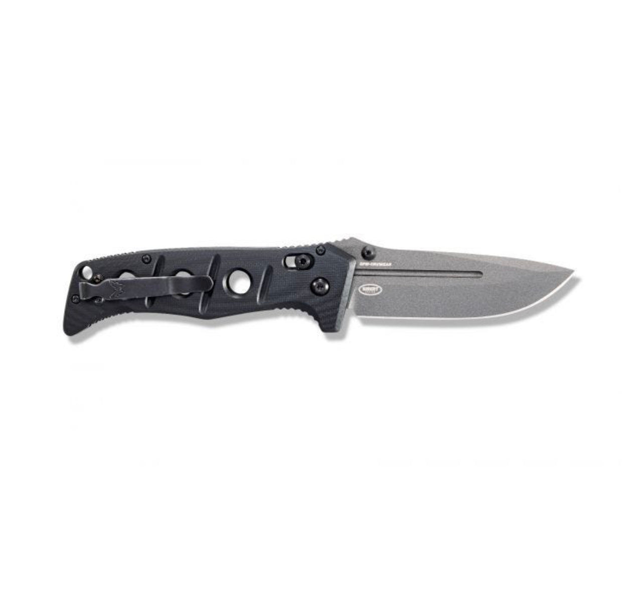 Benchmade Adamas 275GY-1 Black G10 & Tungsten Grey Cruwear