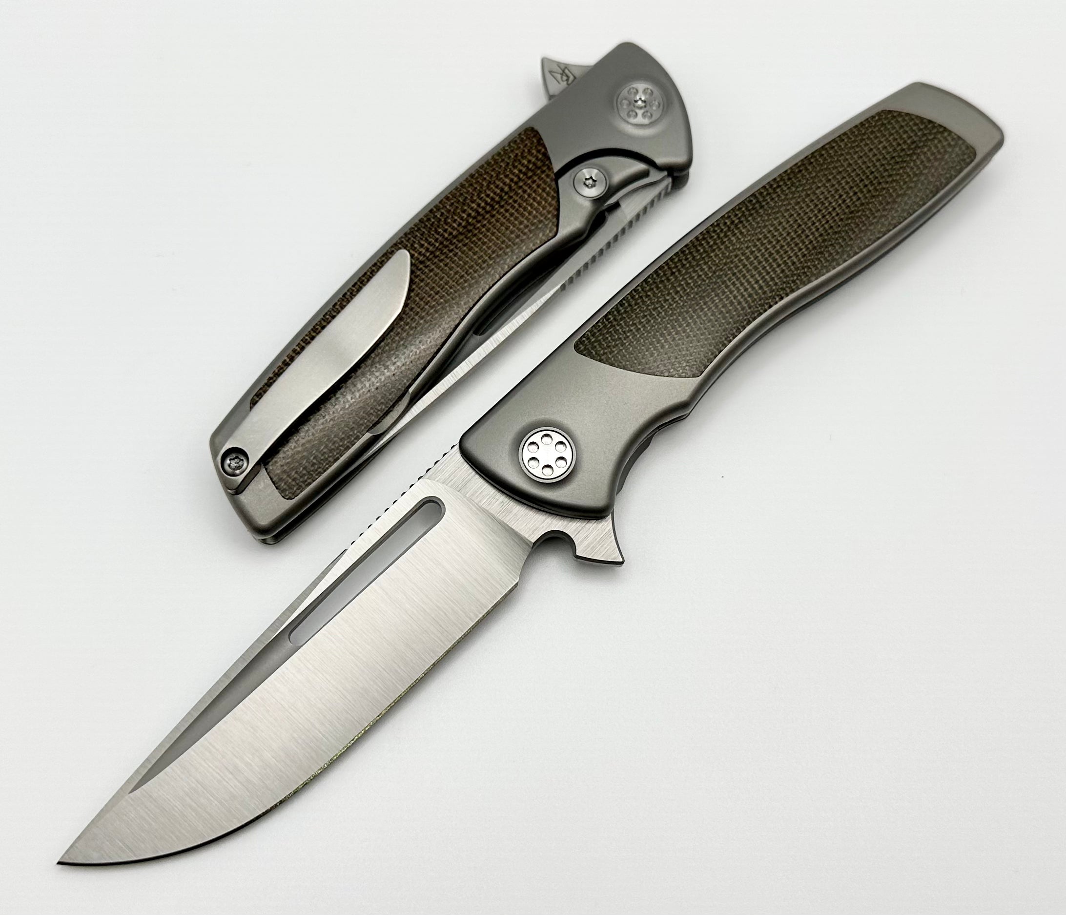 SharpByDesign Mini Evo OD Micarta & Drop Point M390