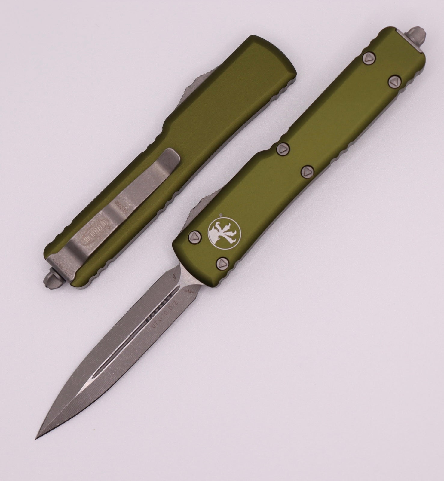 Microtech UTX-70 D/E Apocalyptic Standard & OD Green 147-10APOD