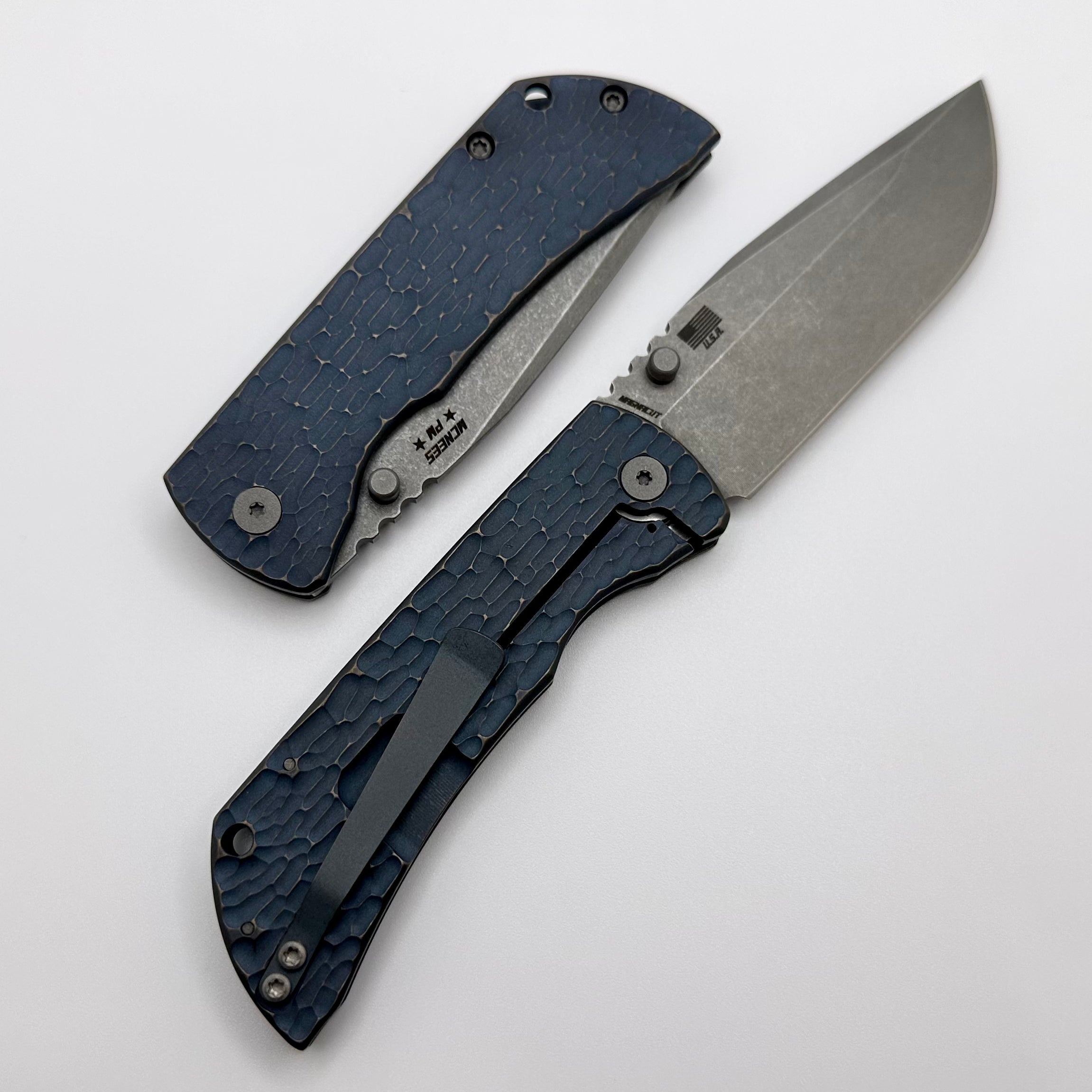 McNees Performance Machined Mac 2 3.5 Jigged Atomic Blue/Bronze w/ Stonewash MagnaCut ONE PER HOUSEHOLD