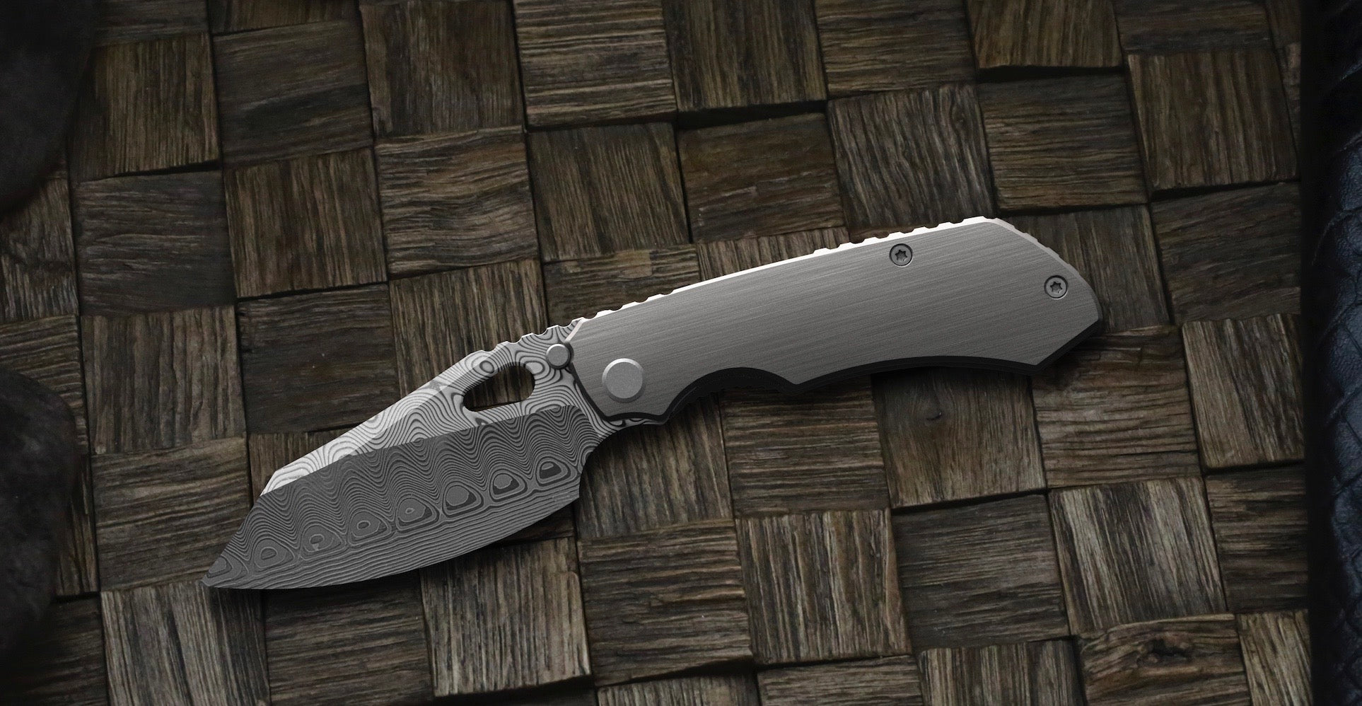 Pre Order Custom Knife Factory Evo 4.0 Damasteel & Titanium