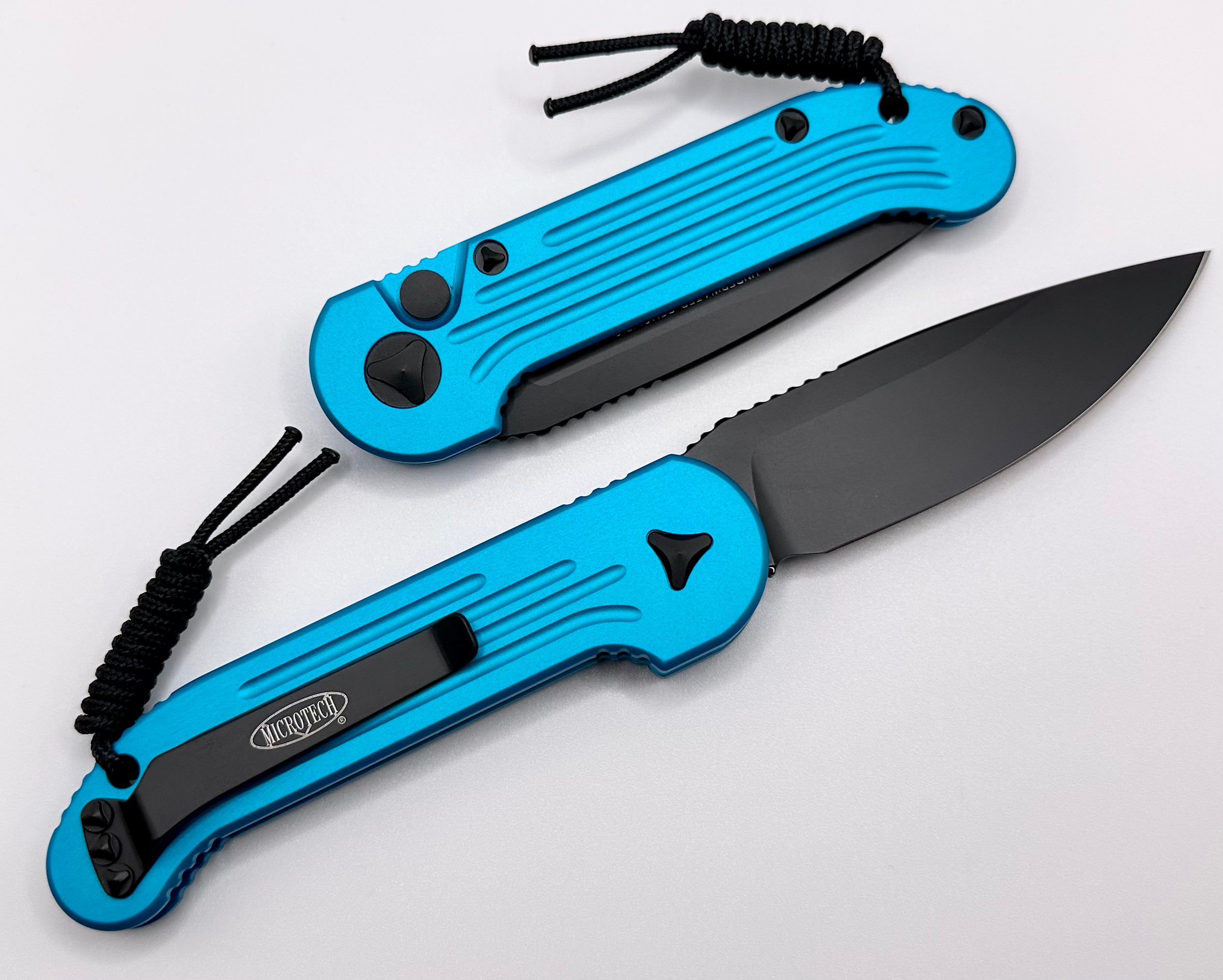 Microtech L.U.D.T Turquoise & Black Standard 135-1TQ