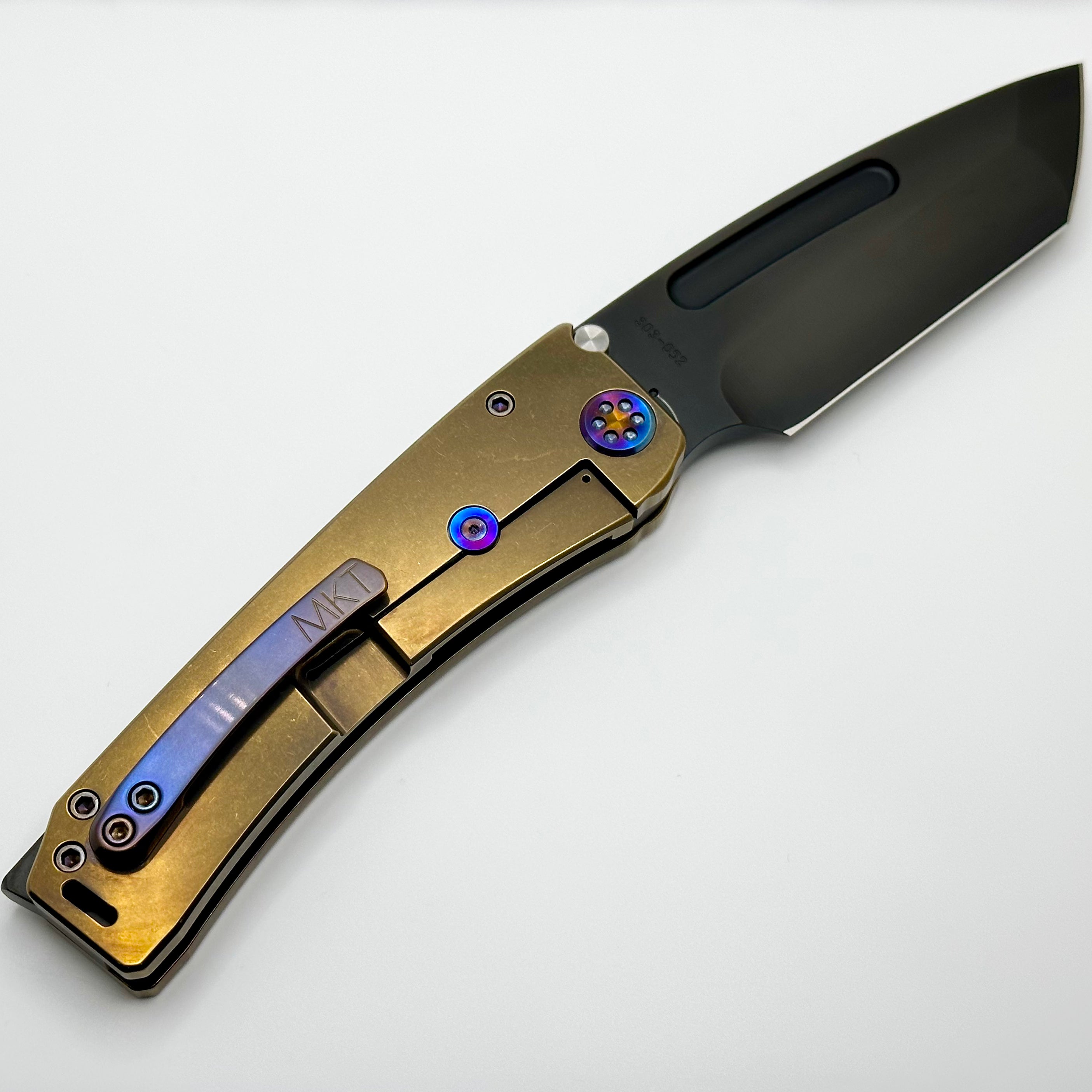 Medford Marauder H We The People Bronze Handles w/ Flamed Hardware & S45VN PVD Tanto