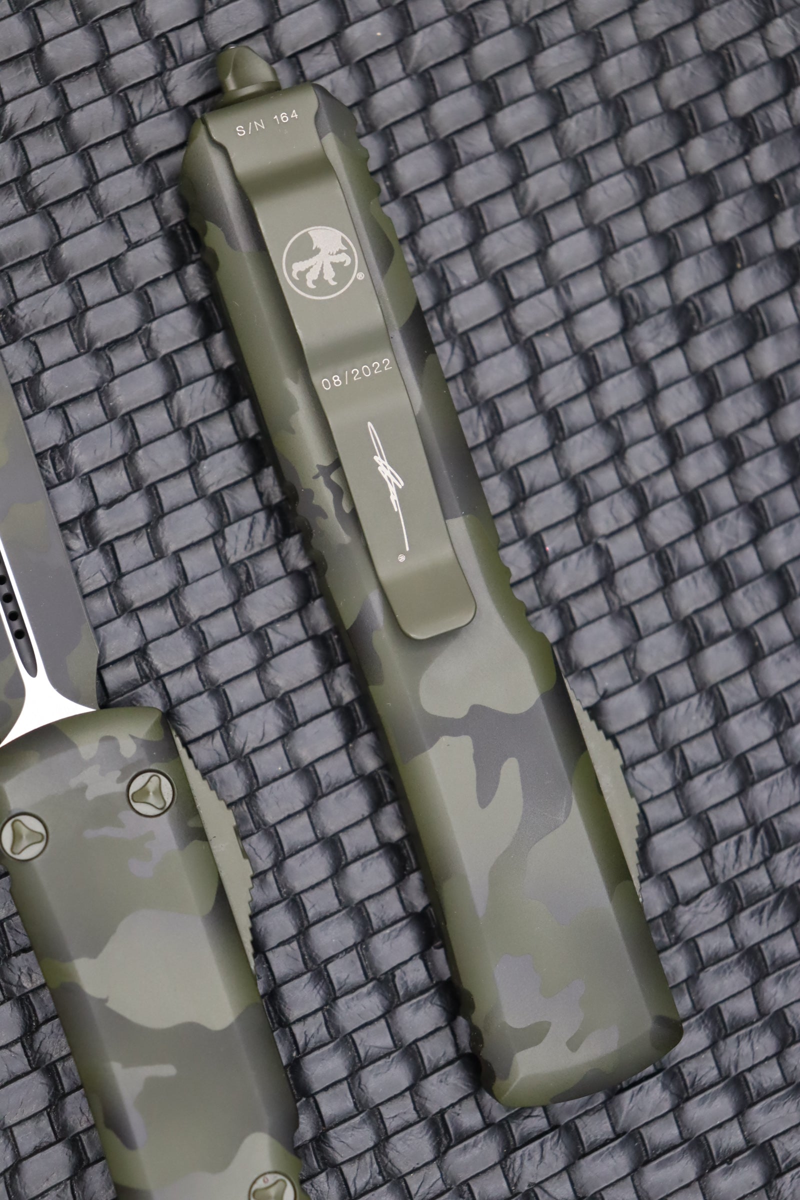 Microtech Ultratech Double Edge OD Green Camo 122-1OCS