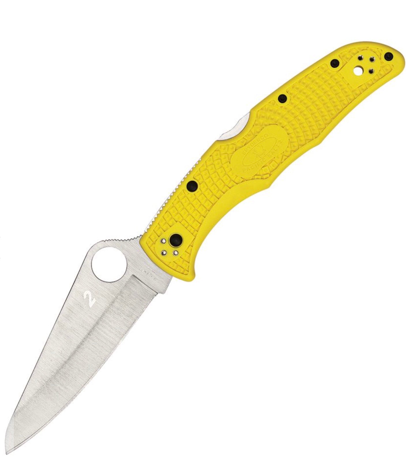 Spyderco Pacific Salt 2 Yellow FRN & H-2 C91PYL2