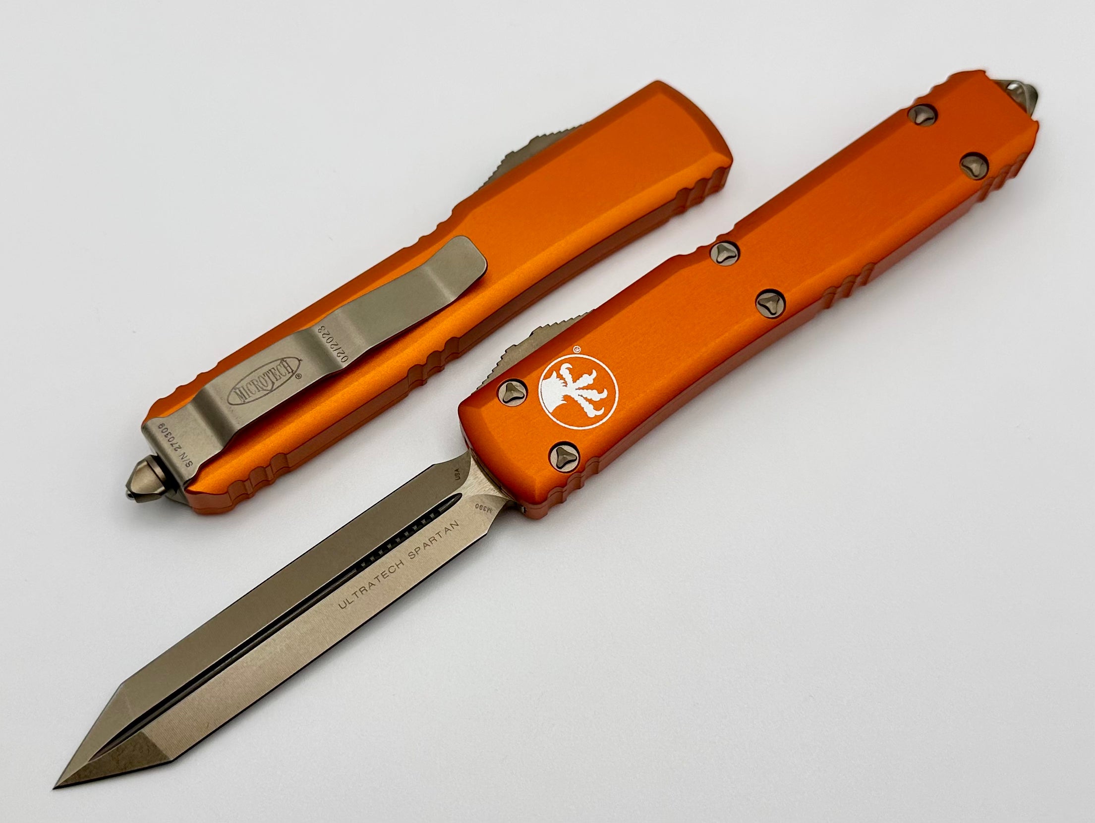 Microtech Ultratech Spartan Bronze Standard & Orange 223-13OR