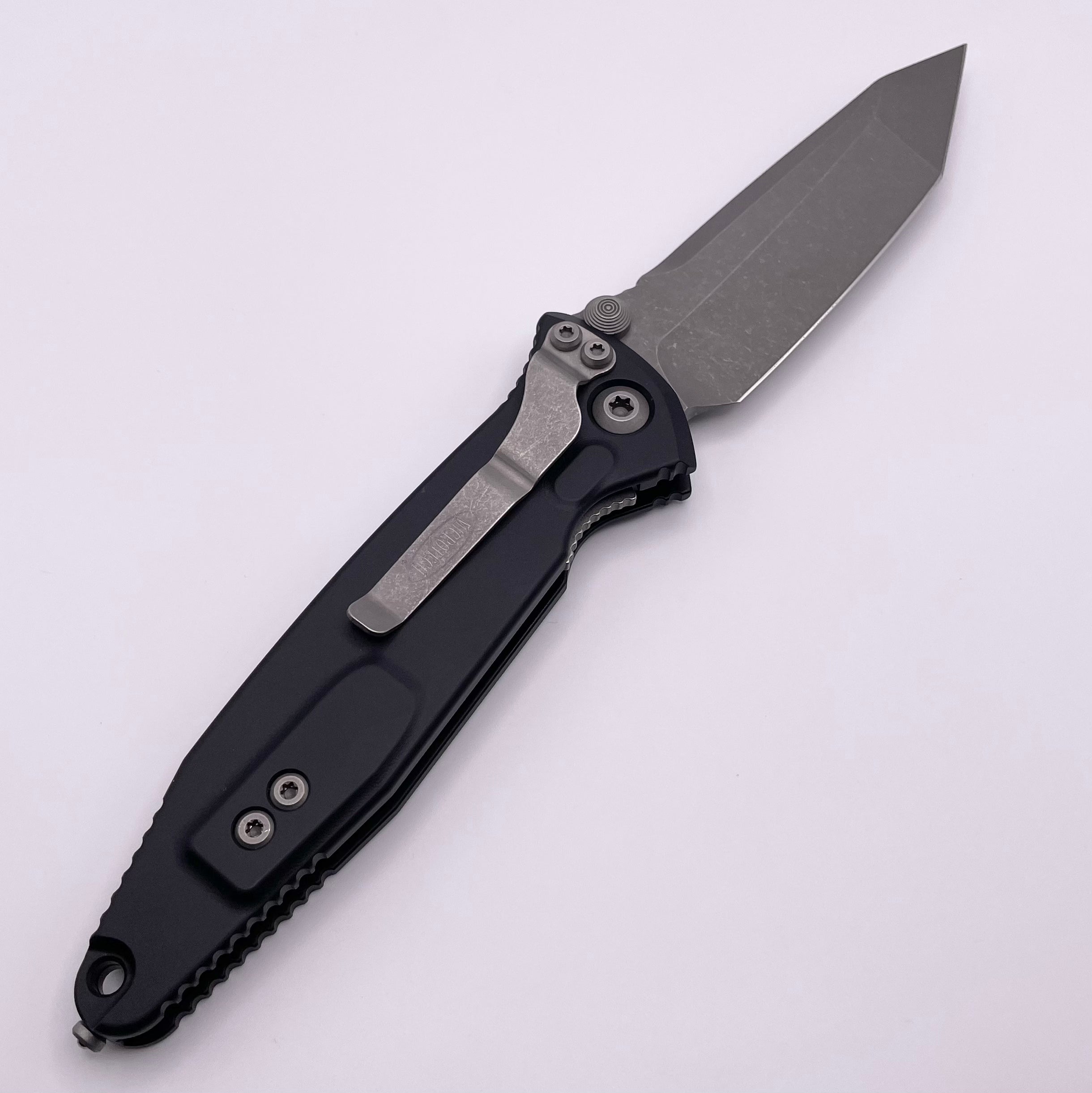 Microtech Socom Elite Tanto Edge Manual Black Apocalyptic Standard 161-10AP Pre Owned