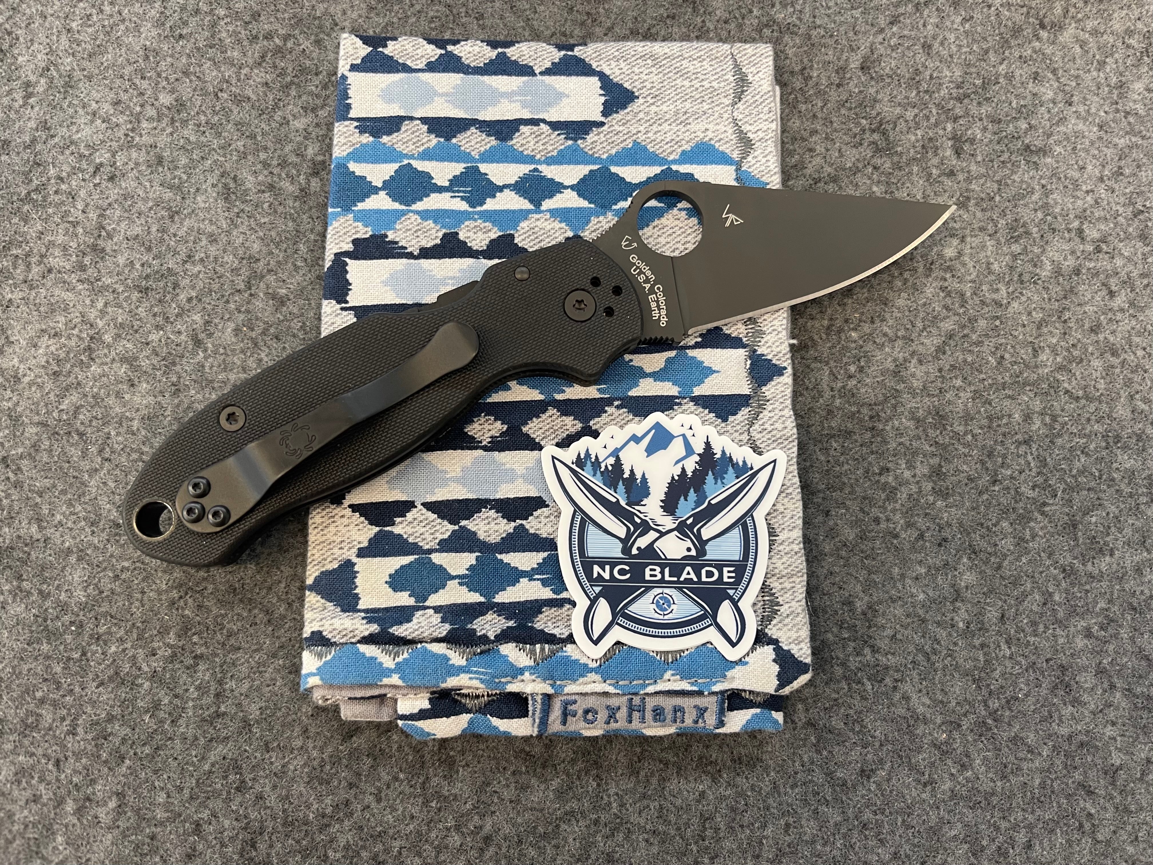 Spyderco Para 3 Black G-10 C223GPBK