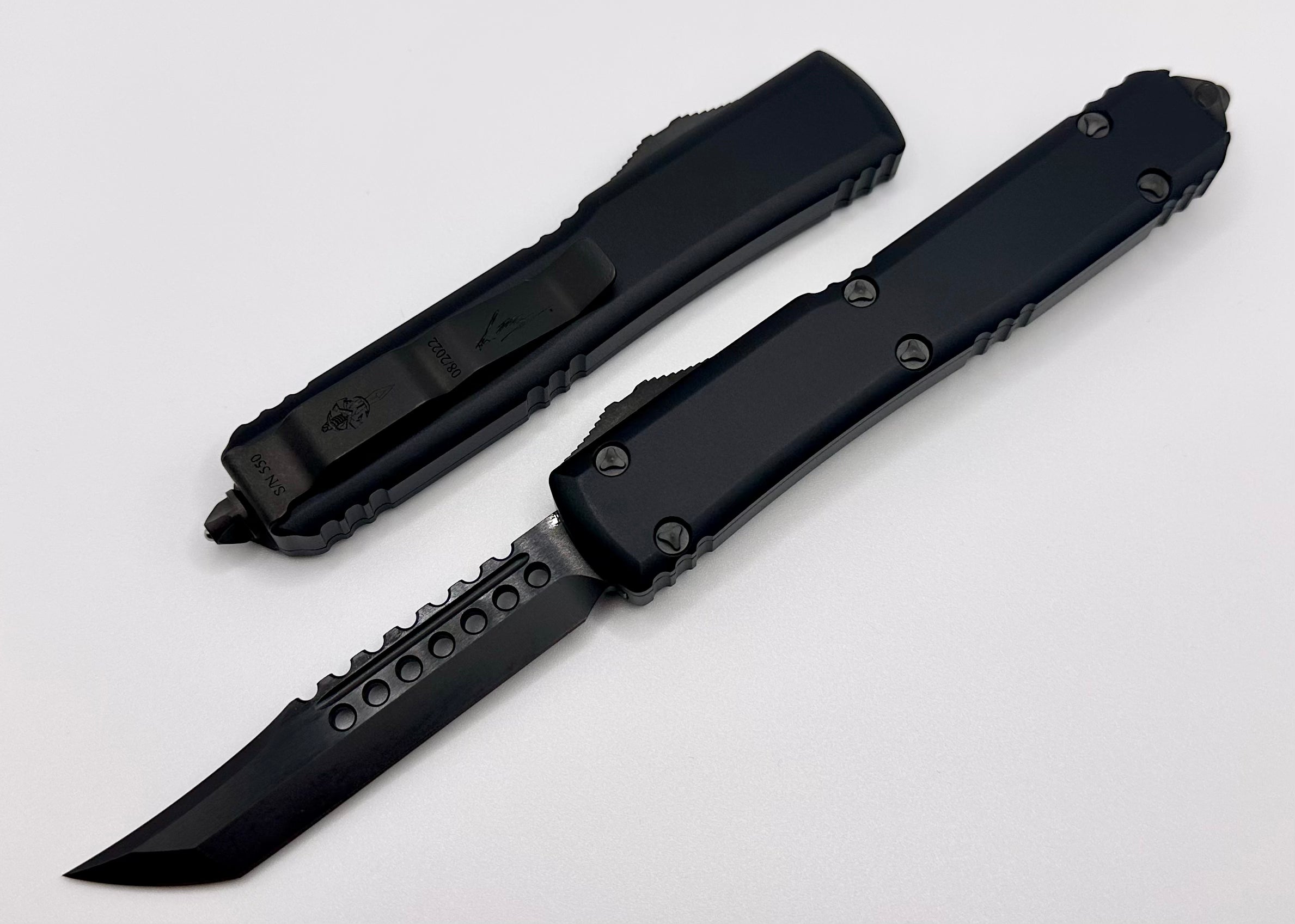 Microtech Ultratech Hellhound DLC Shadow Signature Series 119-1DLCTSH