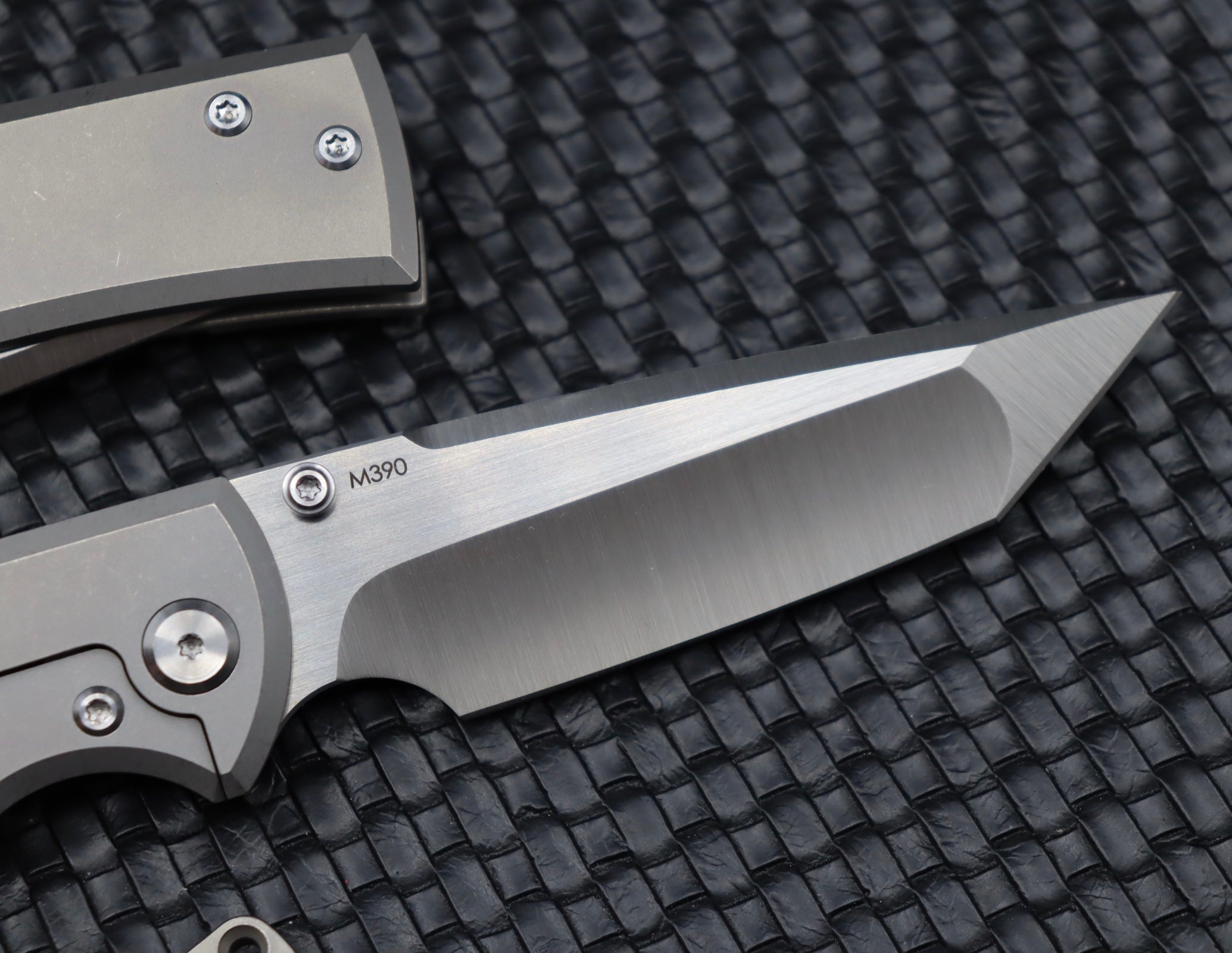 Chaves Knives 229 Liberation Tanto M390 & Stonewash Titanium