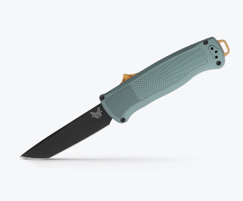 Benchmade Shootout Sage Green Grivory & Tanto CruWear 5370BK-07