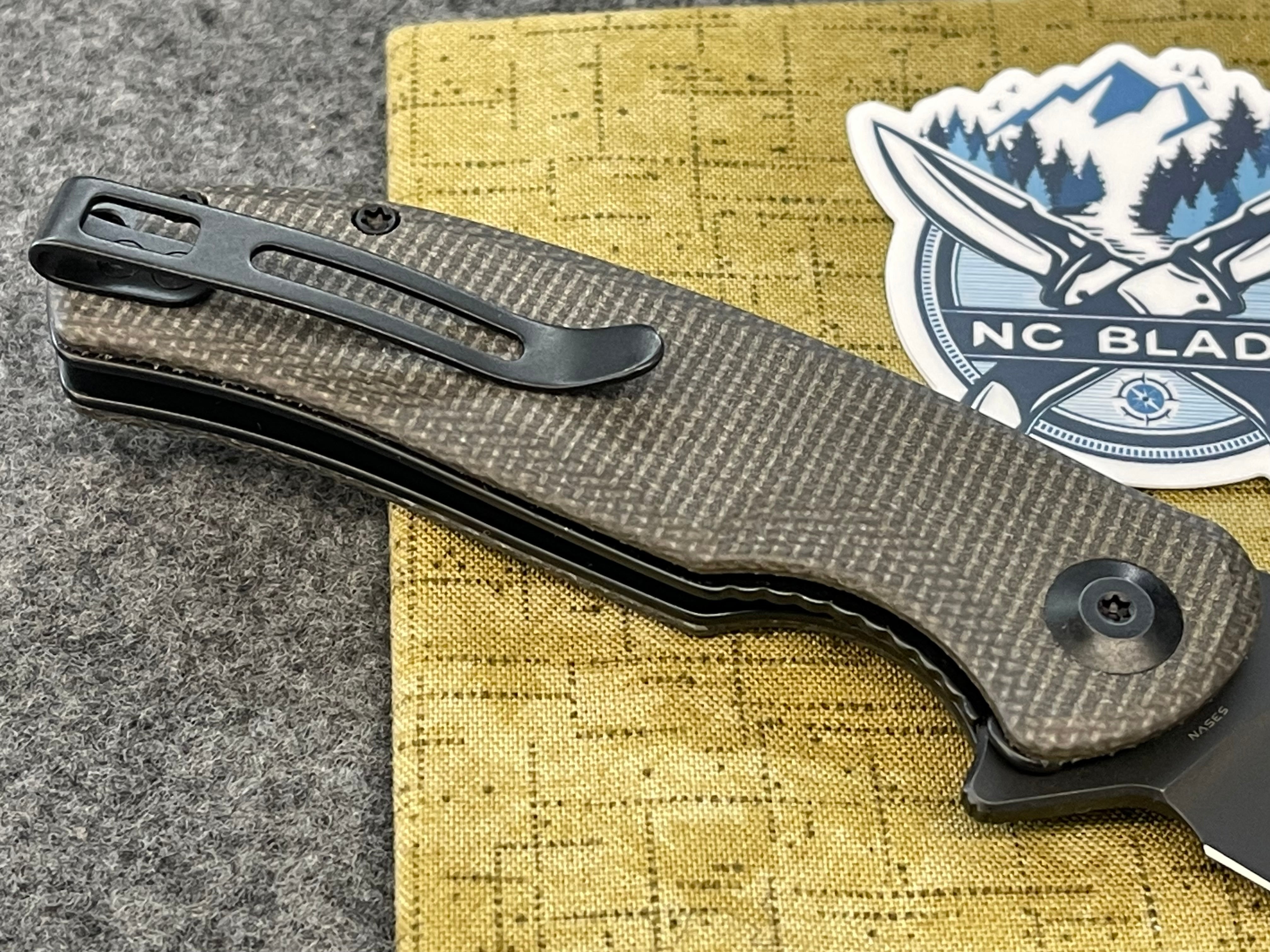 Civivi Pintail Flipper Dark Green Micarta 2020C