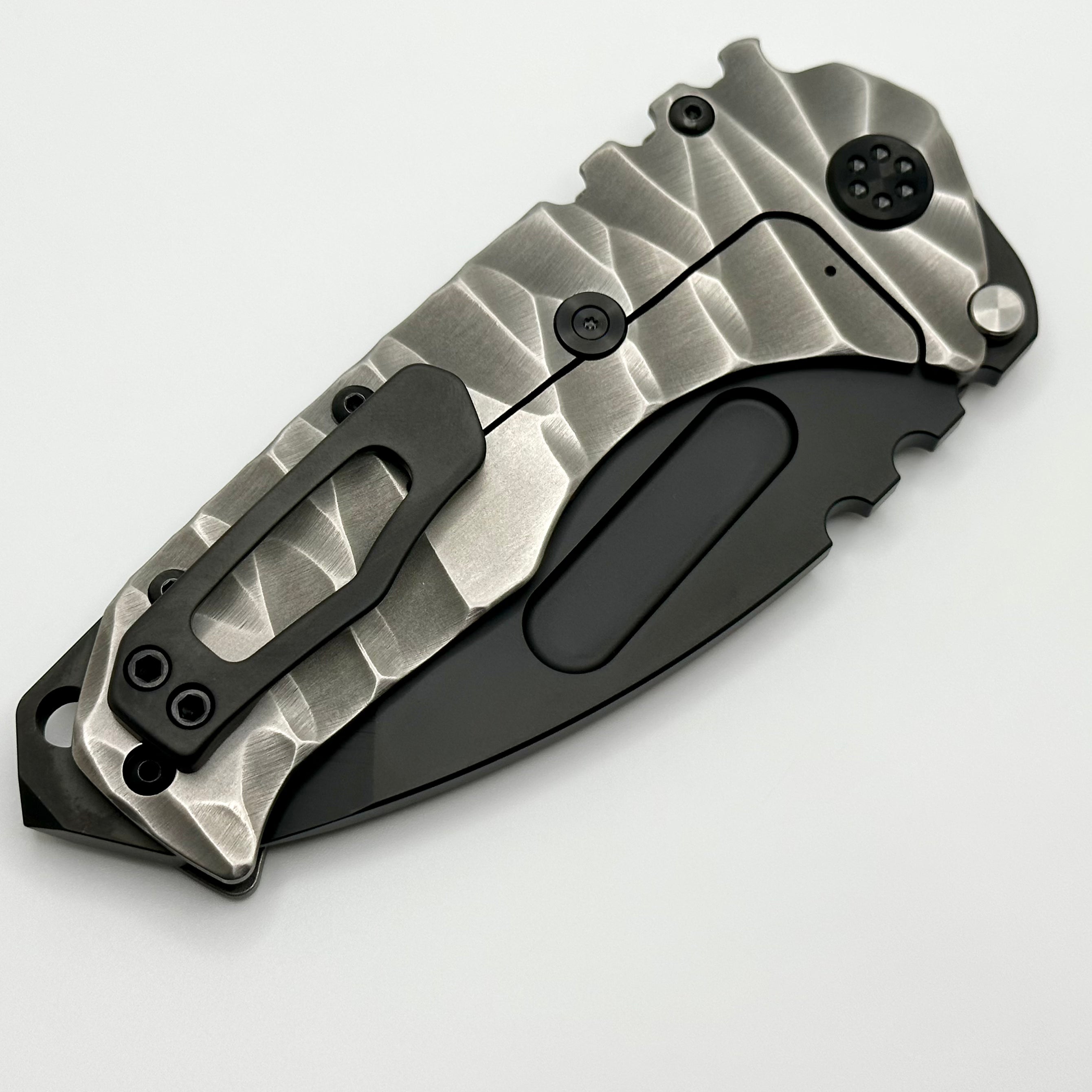 Medford Knife Praetorian T Predator Sculpted Handles w/ PVD Hardware/Clip & S35VN PVD Tanto