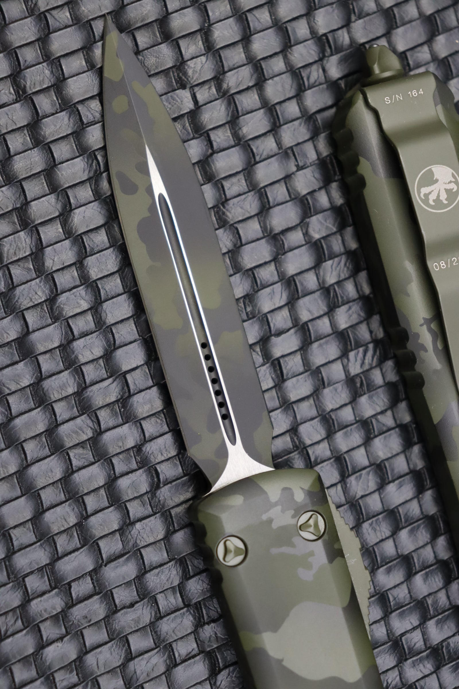 Microtech Ultratech Double Edge OD Green Camo 122-1OCS