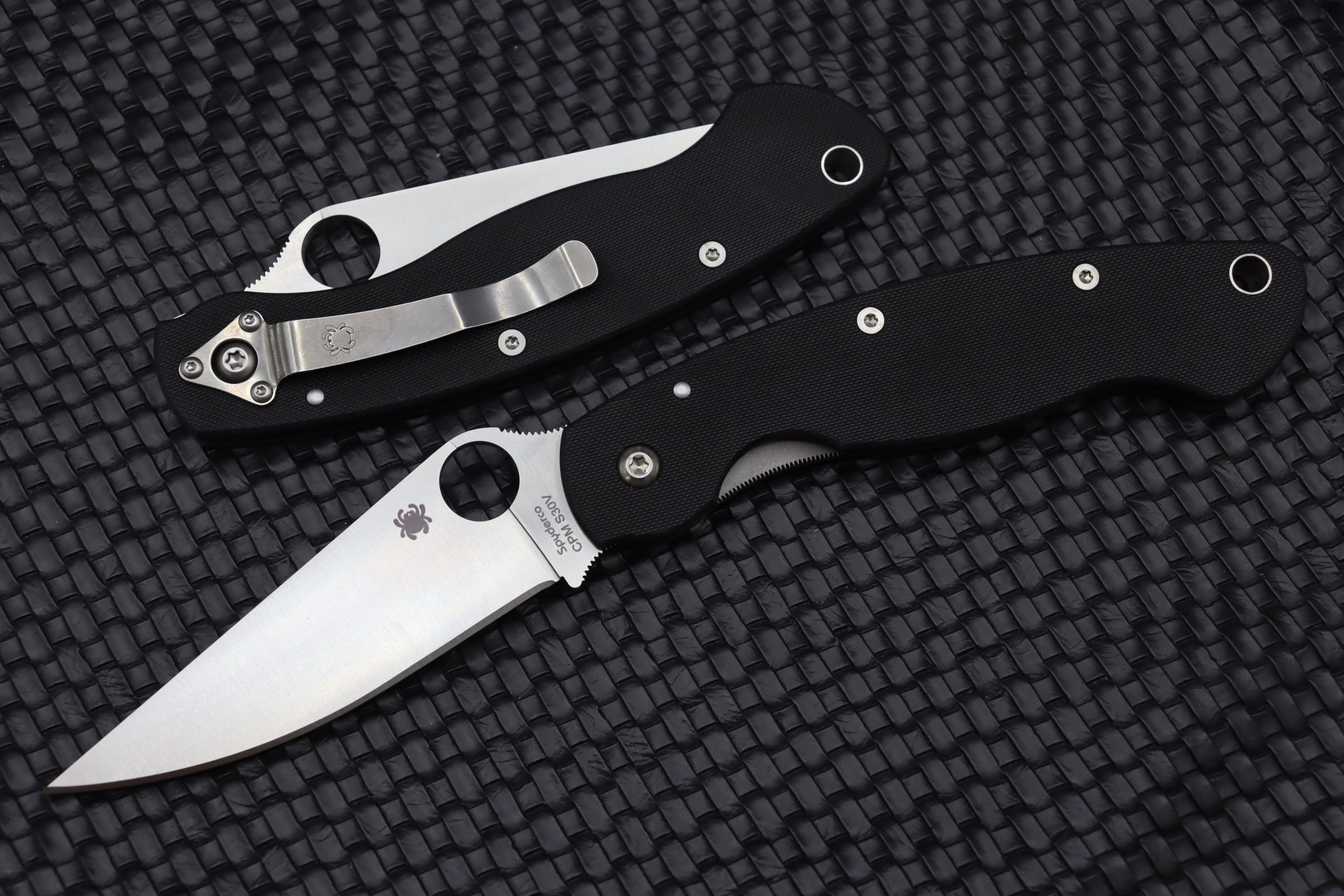 Spyderco Knives Military Black G-10 & CPM-S30V C36GPE