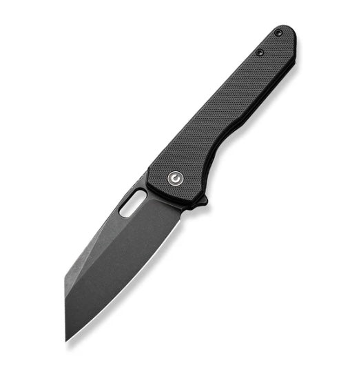 Civivi Nugz Black G-10 Handles w/ Black Stonewash 14C28N C23060-1