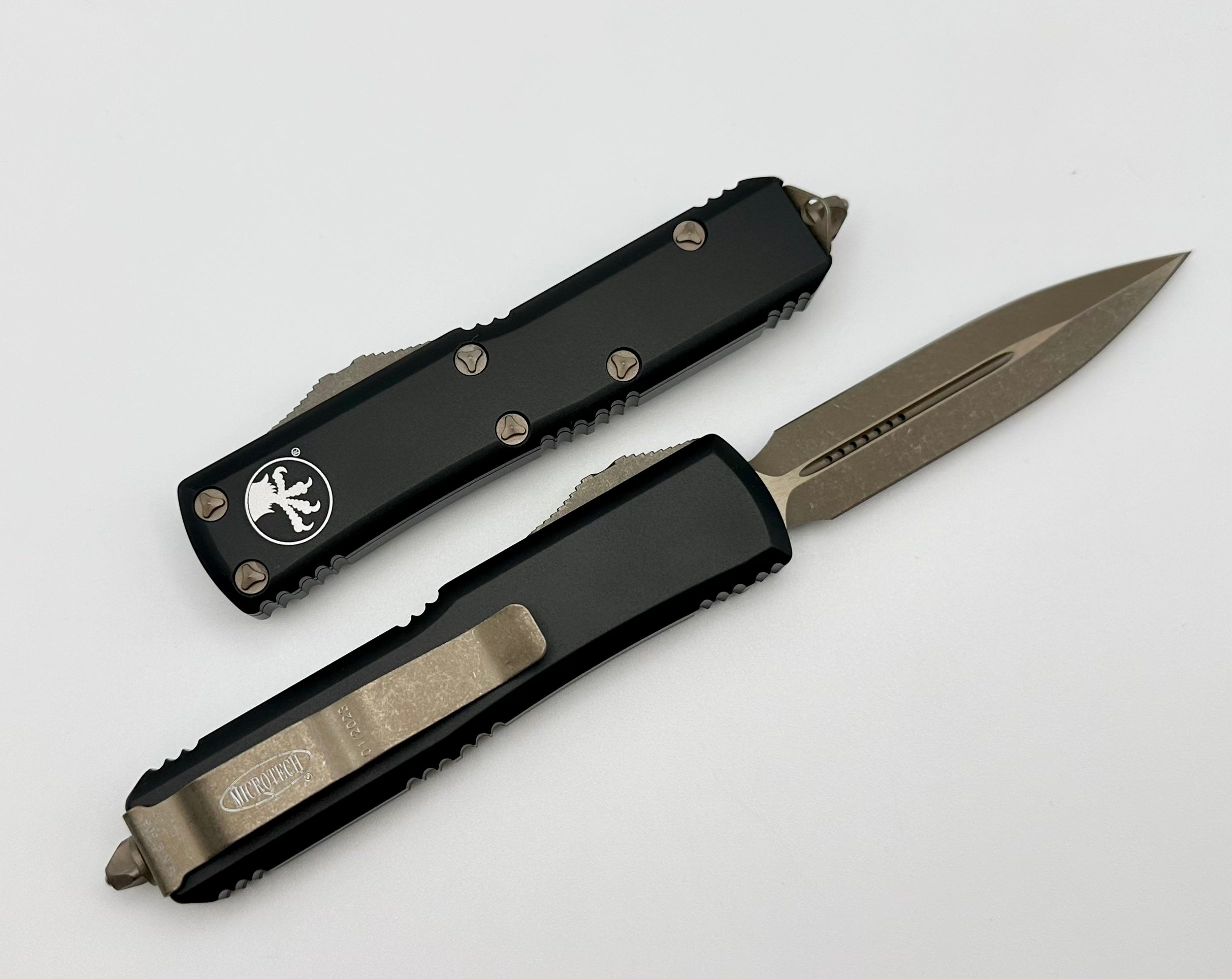 Microtech UTX-85 D/E Bronze Apocolyptic Standard 232-13AP