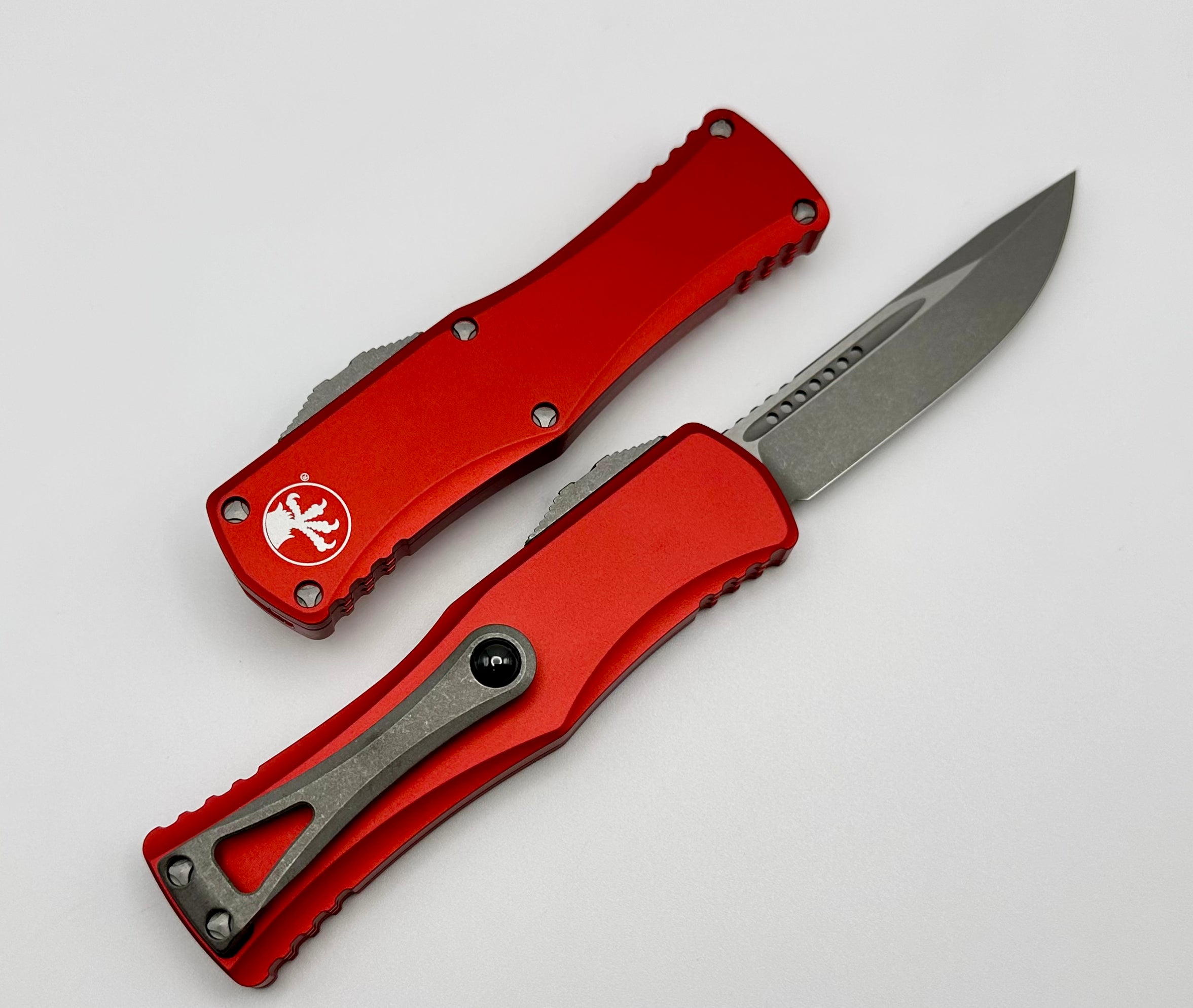 Microtech Hera Single Edge Apocalyptic Standard & Red 703-10APRD