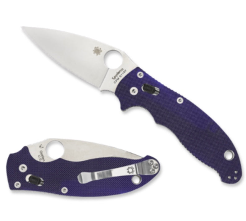 Spyderco Manix 2 Dark Blue G-10 & S110V C101GPDBL2