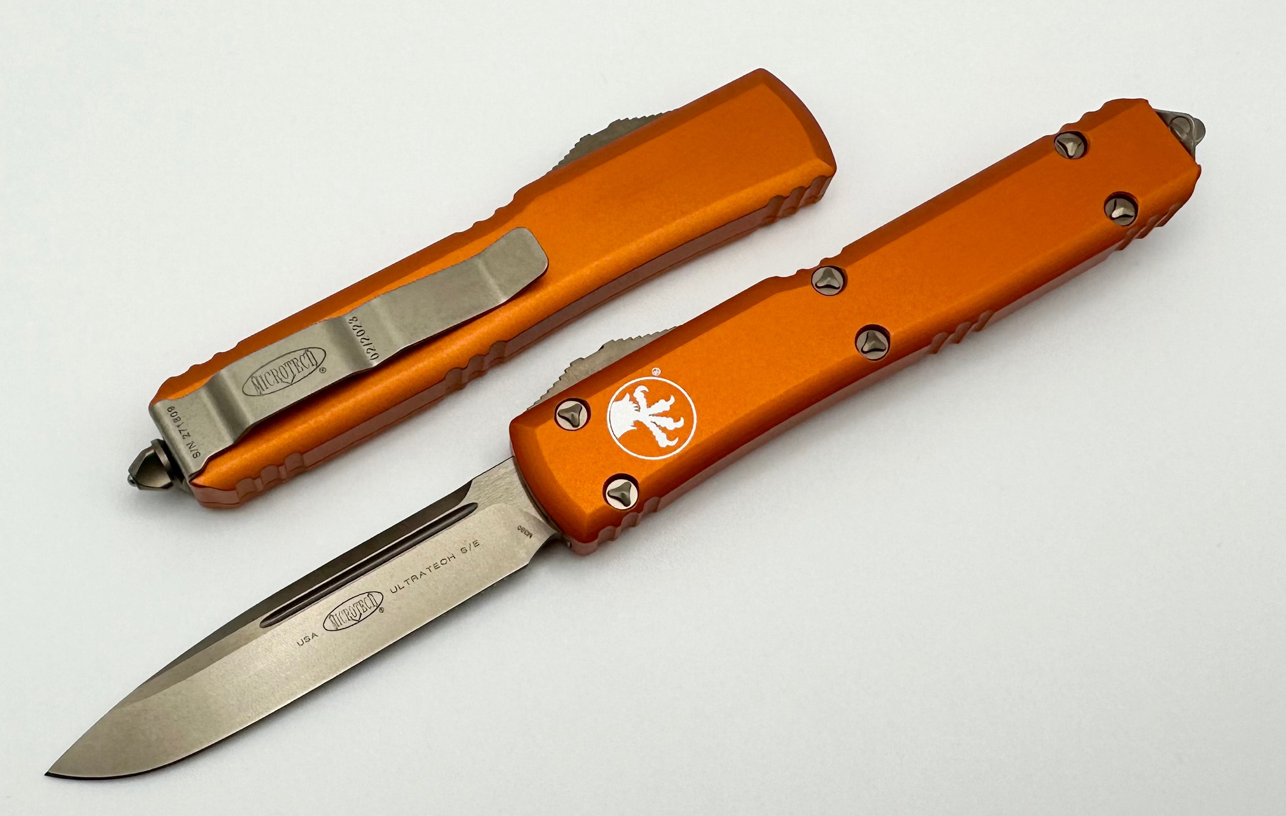 Microtech Ultratech S/E Bronze Standard & Orange 121-13OR