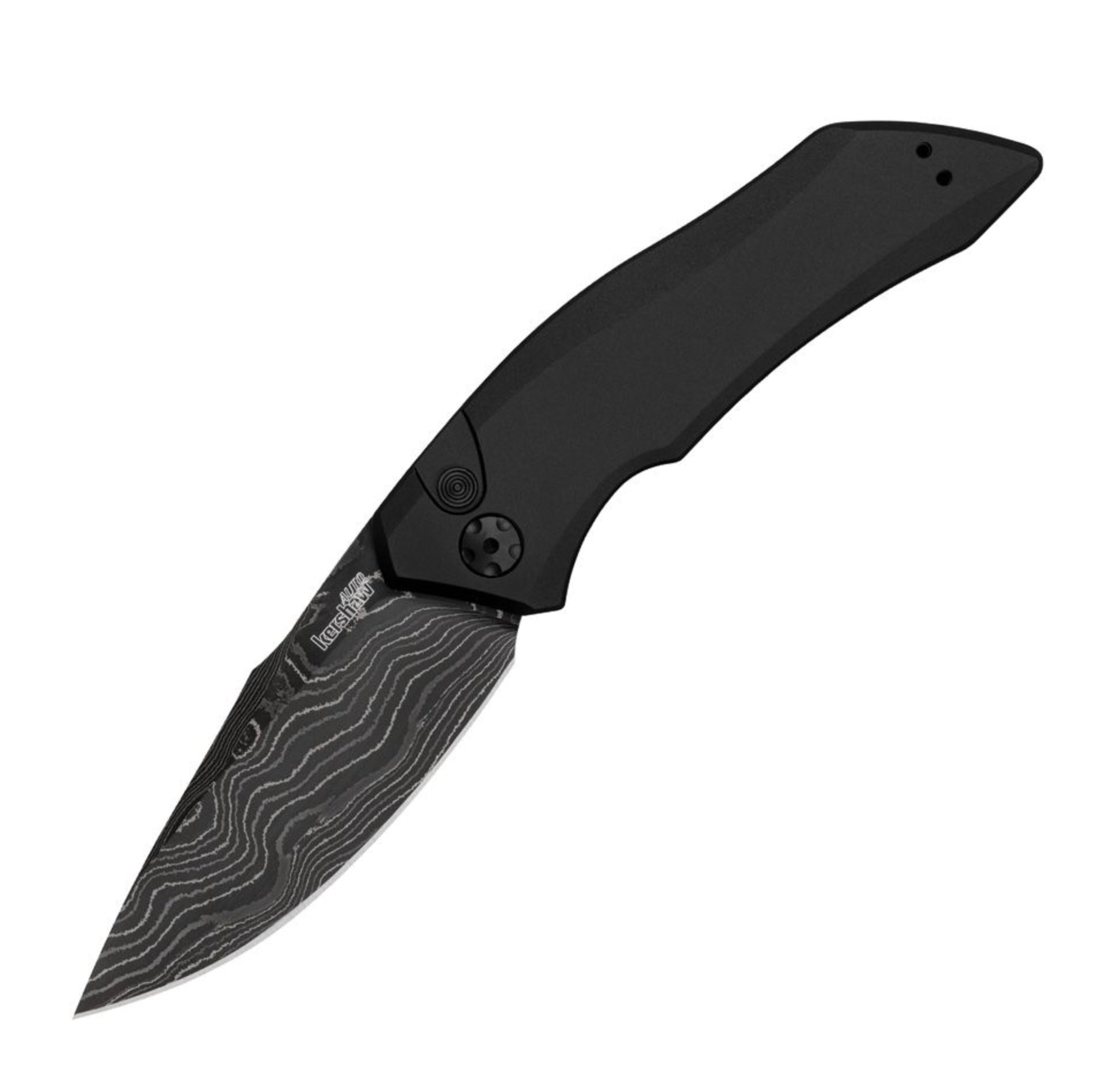 Kershaw Launch 1 Black Handle & Damascus 7100BLKDAM