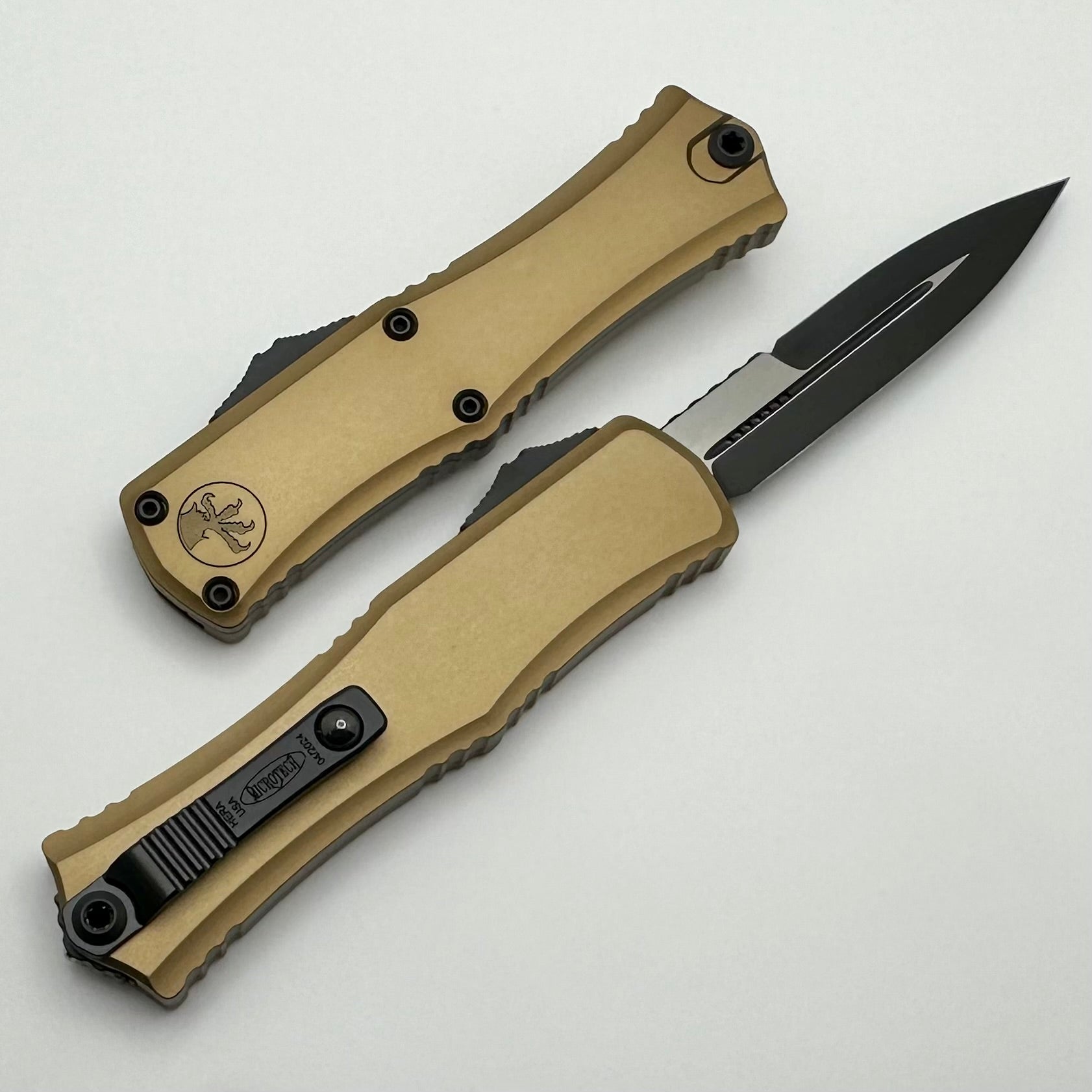 Microtech Knives Mini Hera Tan Standard w/ Bayonet M390MK 1701M-1TA