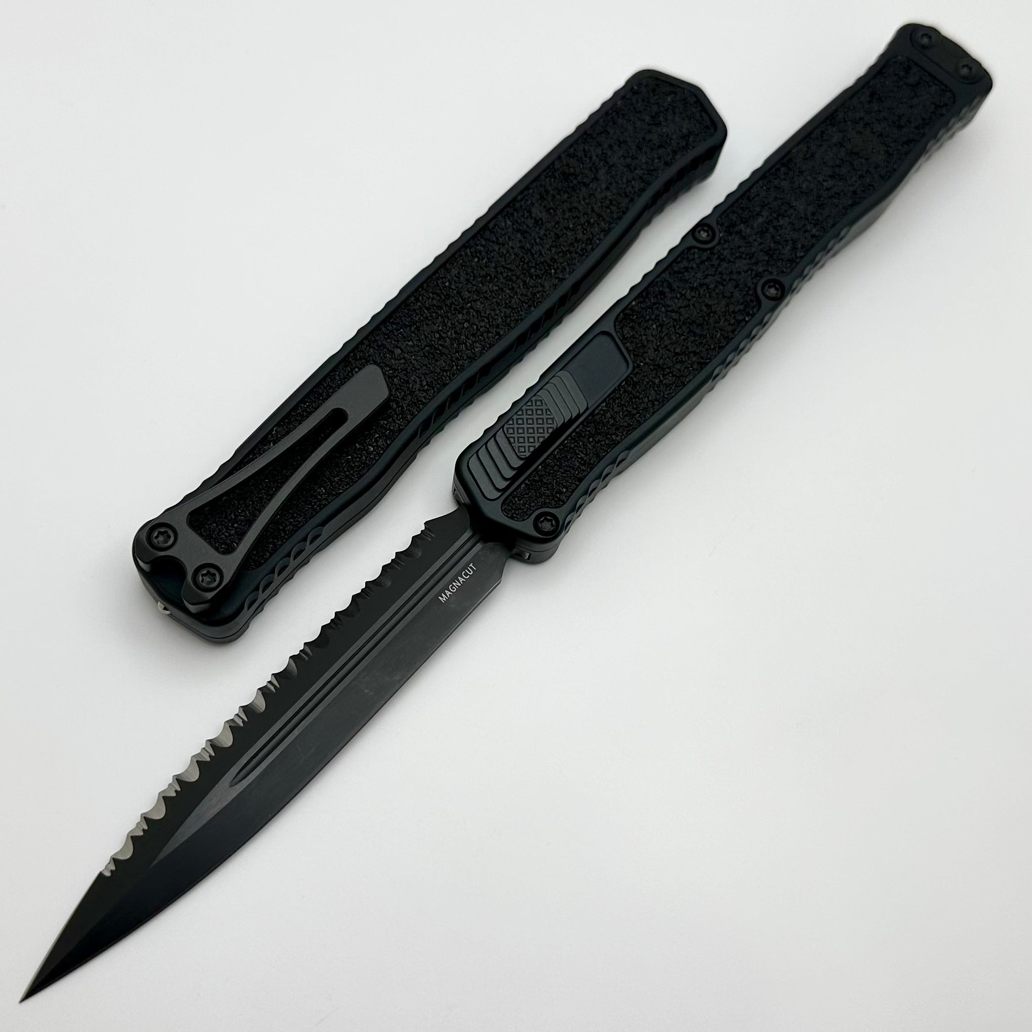 Heretic Knives Cleric II 2 DLC Tactical Double Edge Full Serrated Magnacut H020-6C-T