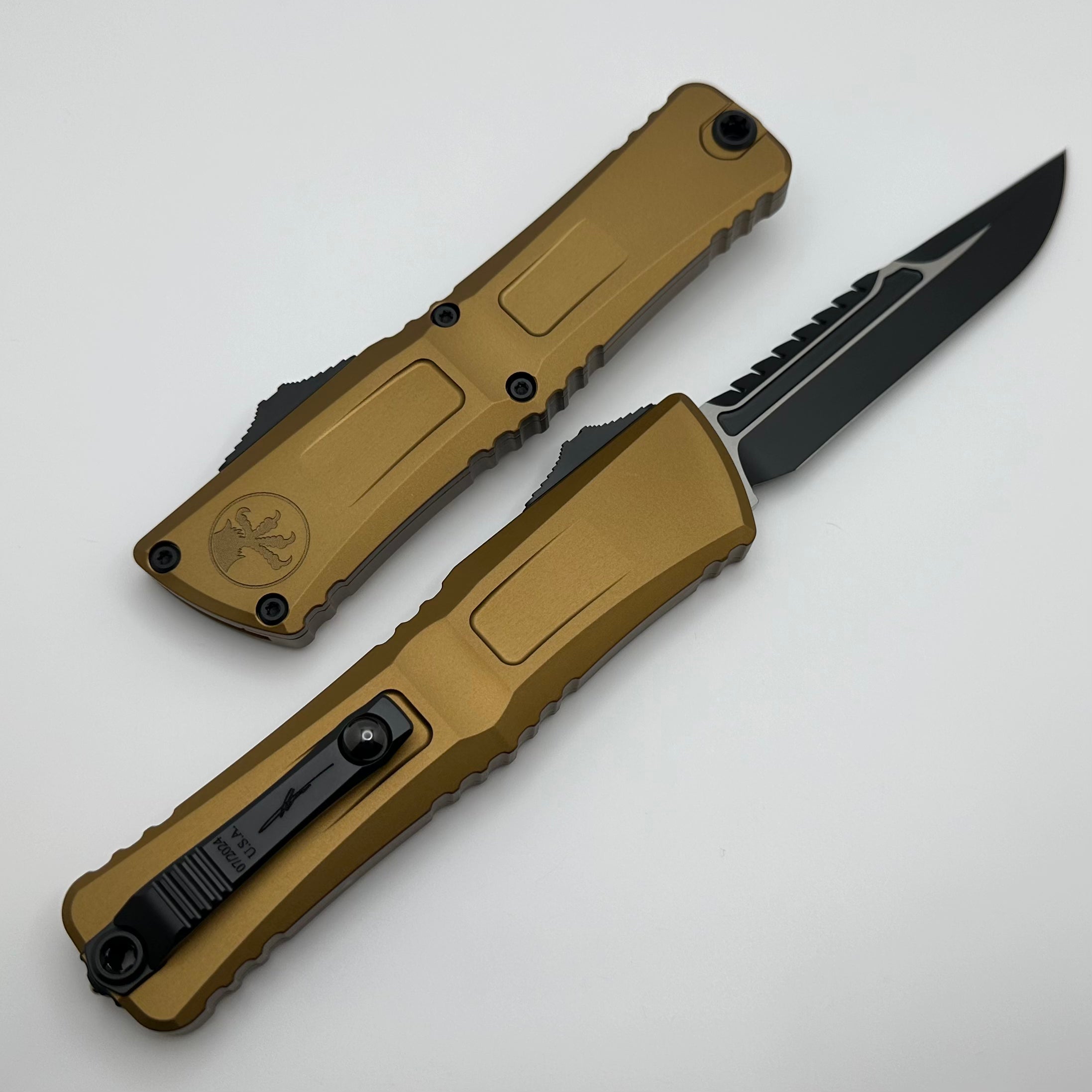 Microtech Knives Combat Troodon Gen III Interceptor Tan Standard Signature Series 1217-1TAS