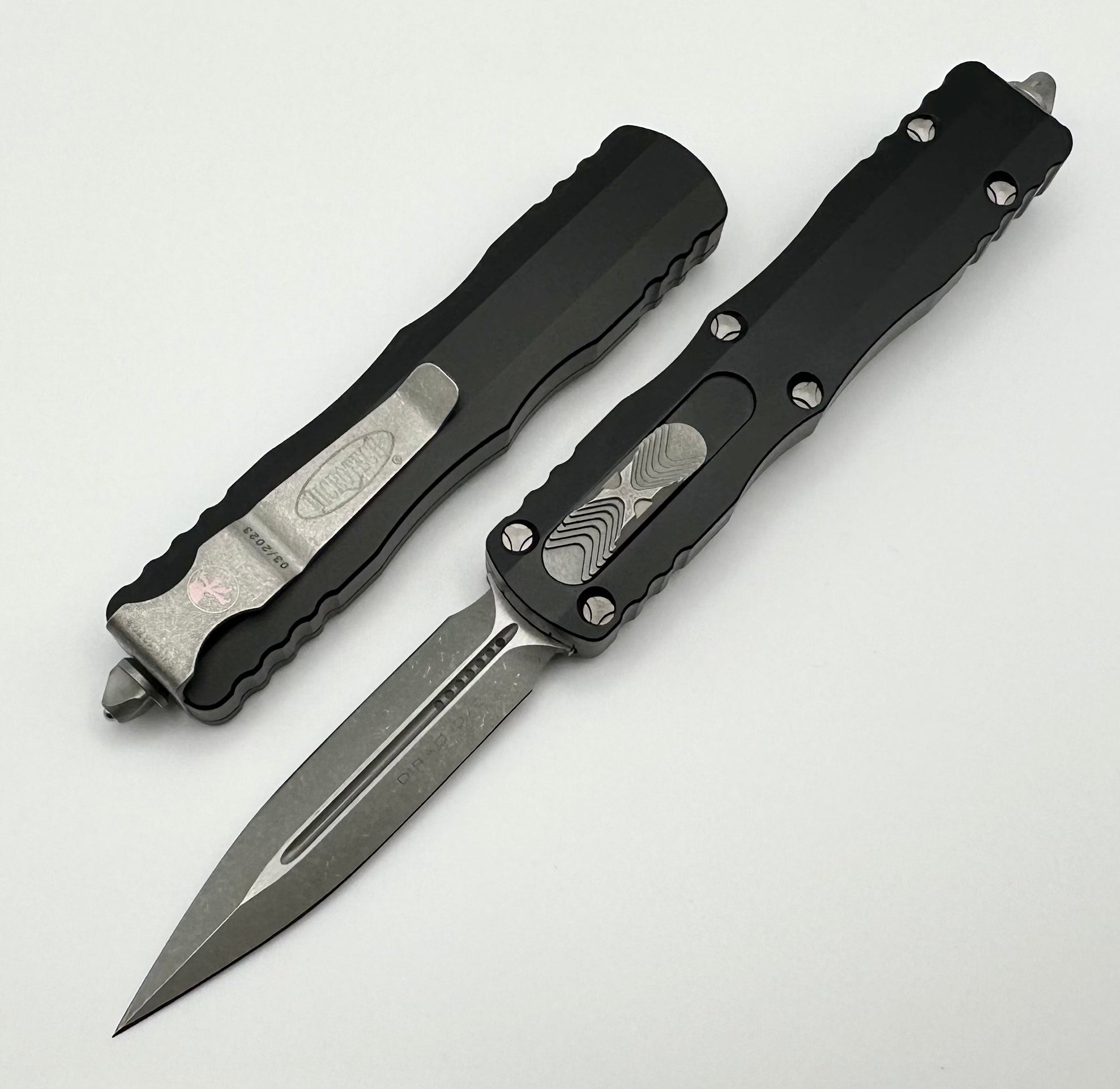 Microtech Dirac D/E Apocalyptic Standard & Black 225-10AP