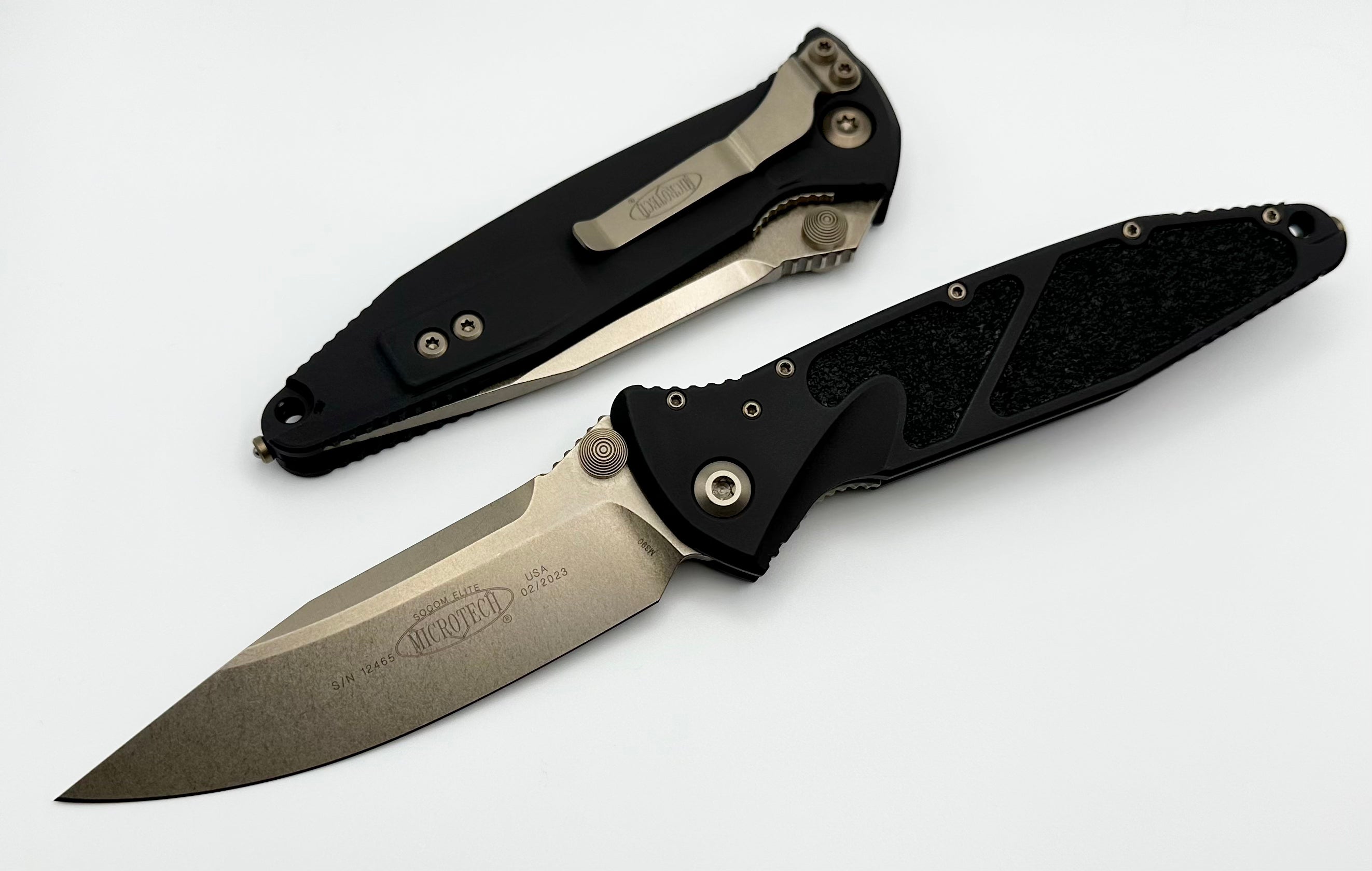 Microtech Socom Elite Single Edge Manual Bronze 160-13 One Per Household