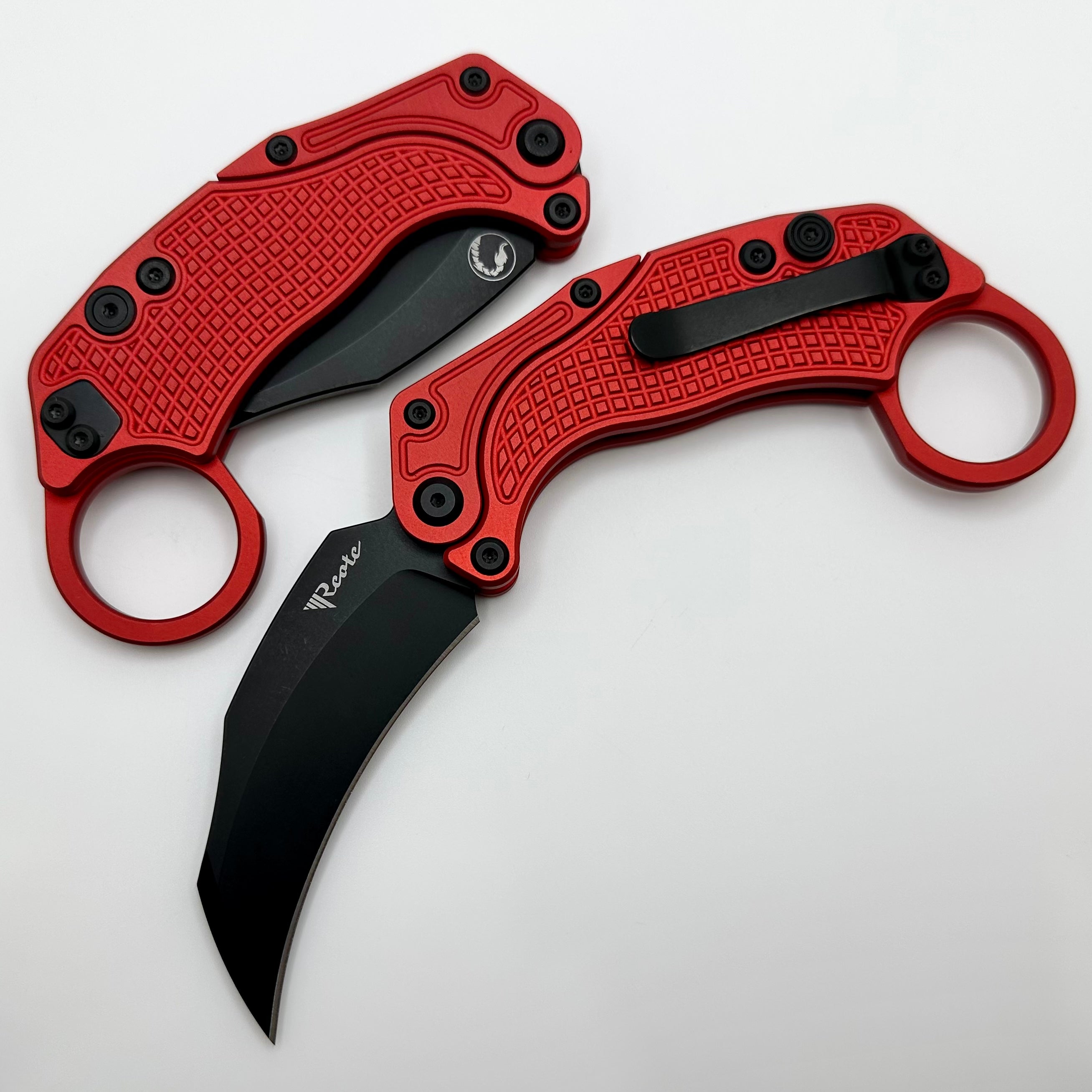 Reate EXO-K Aluminum Oxidized Red w/ PVD N690