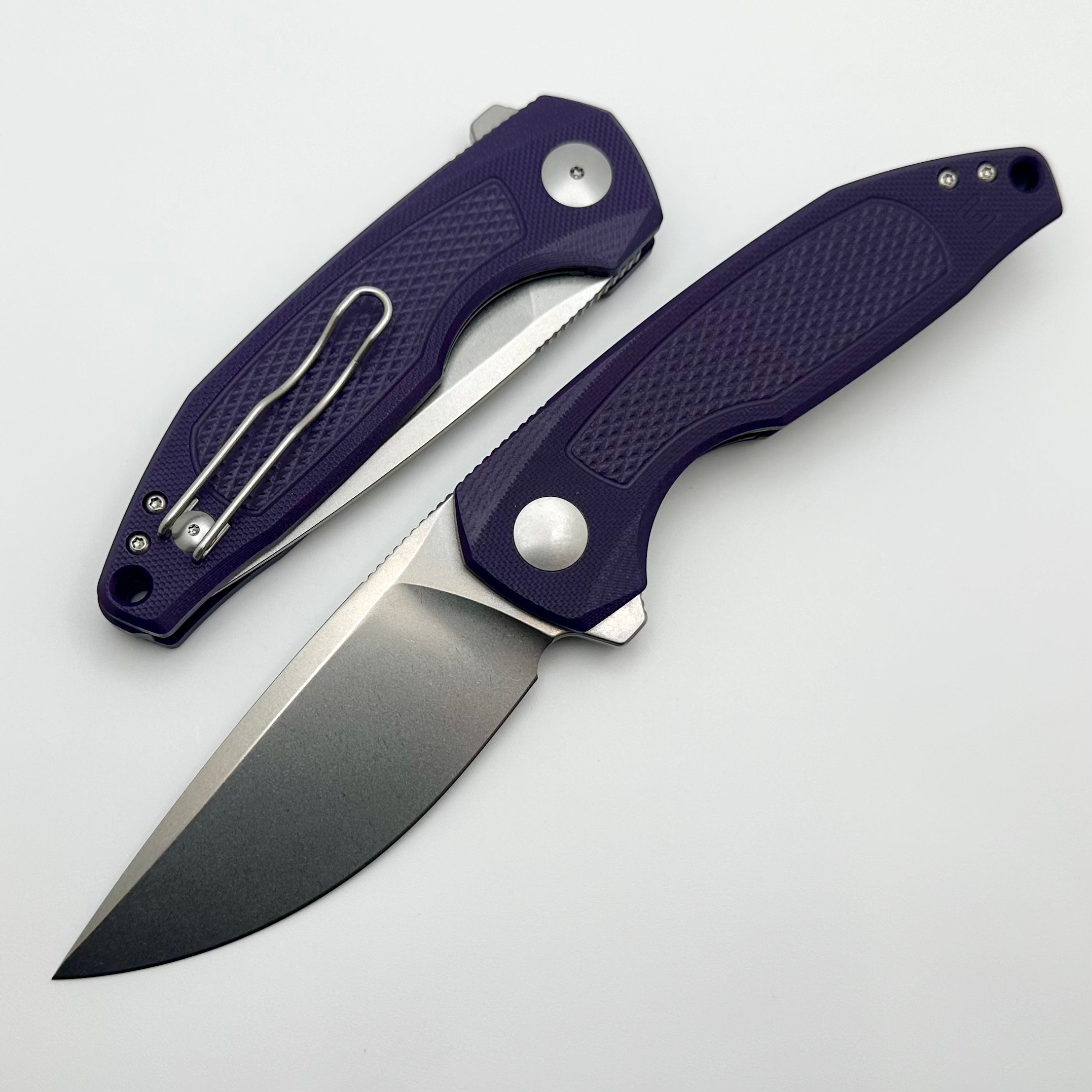 Custom Knife Factory - Echo Trol Violet G-10 & CPM-S35VN