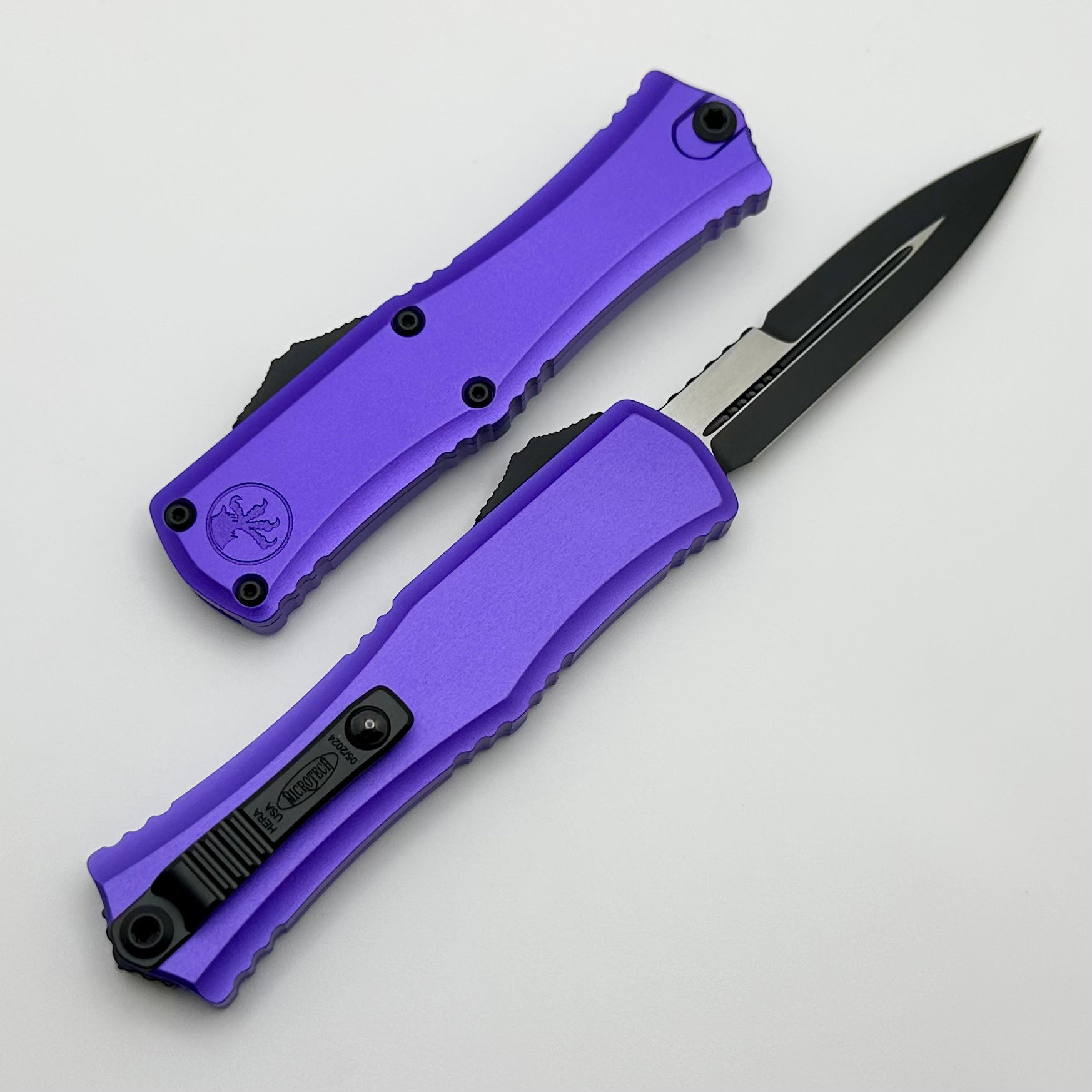 Microtech Knives Mini Hera Purple Standard w/ Bayonet M390MK 1701M-1PU