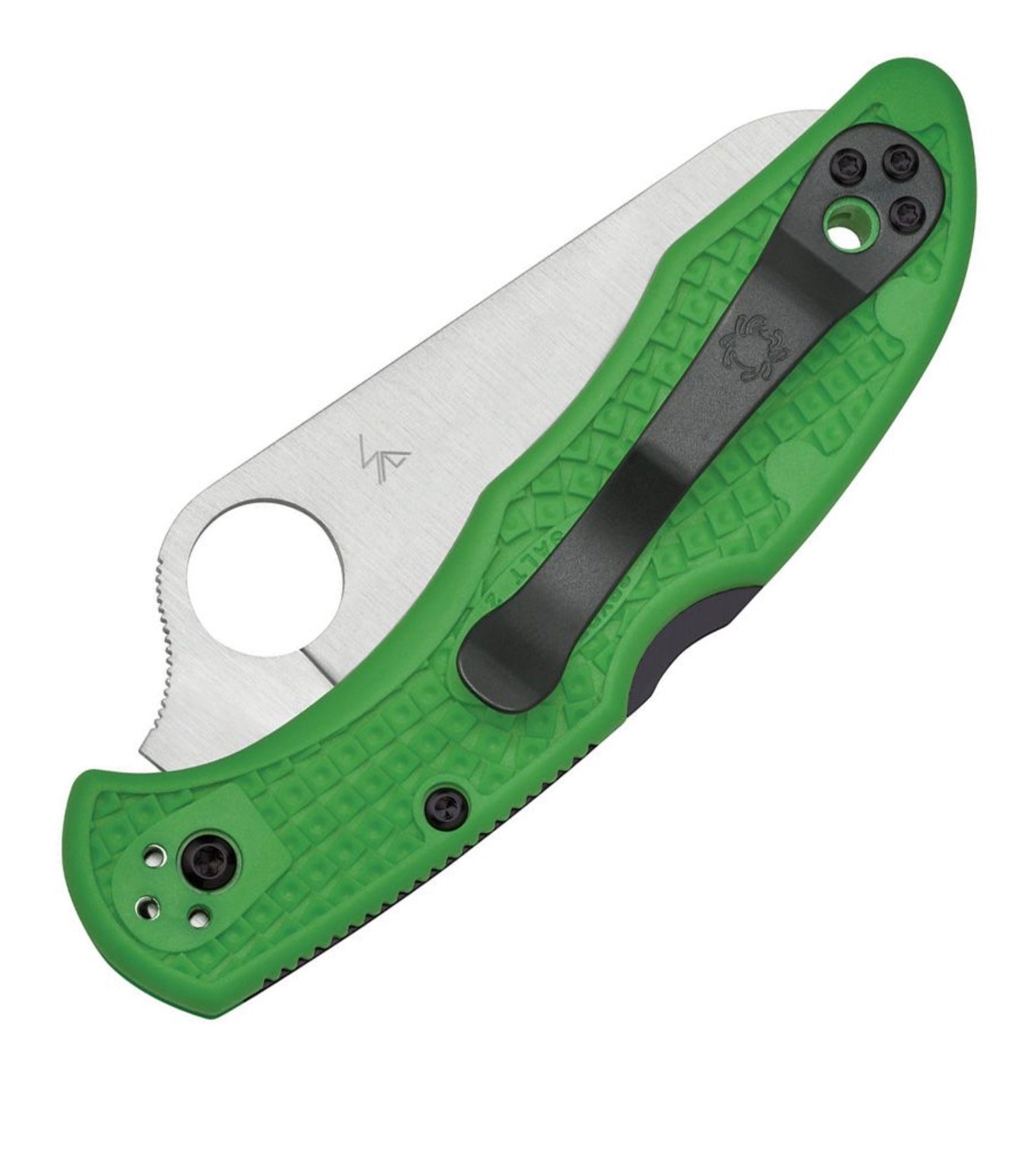 Spyderco Salt 2 Green FRN & Black LC200N C88FPGR2