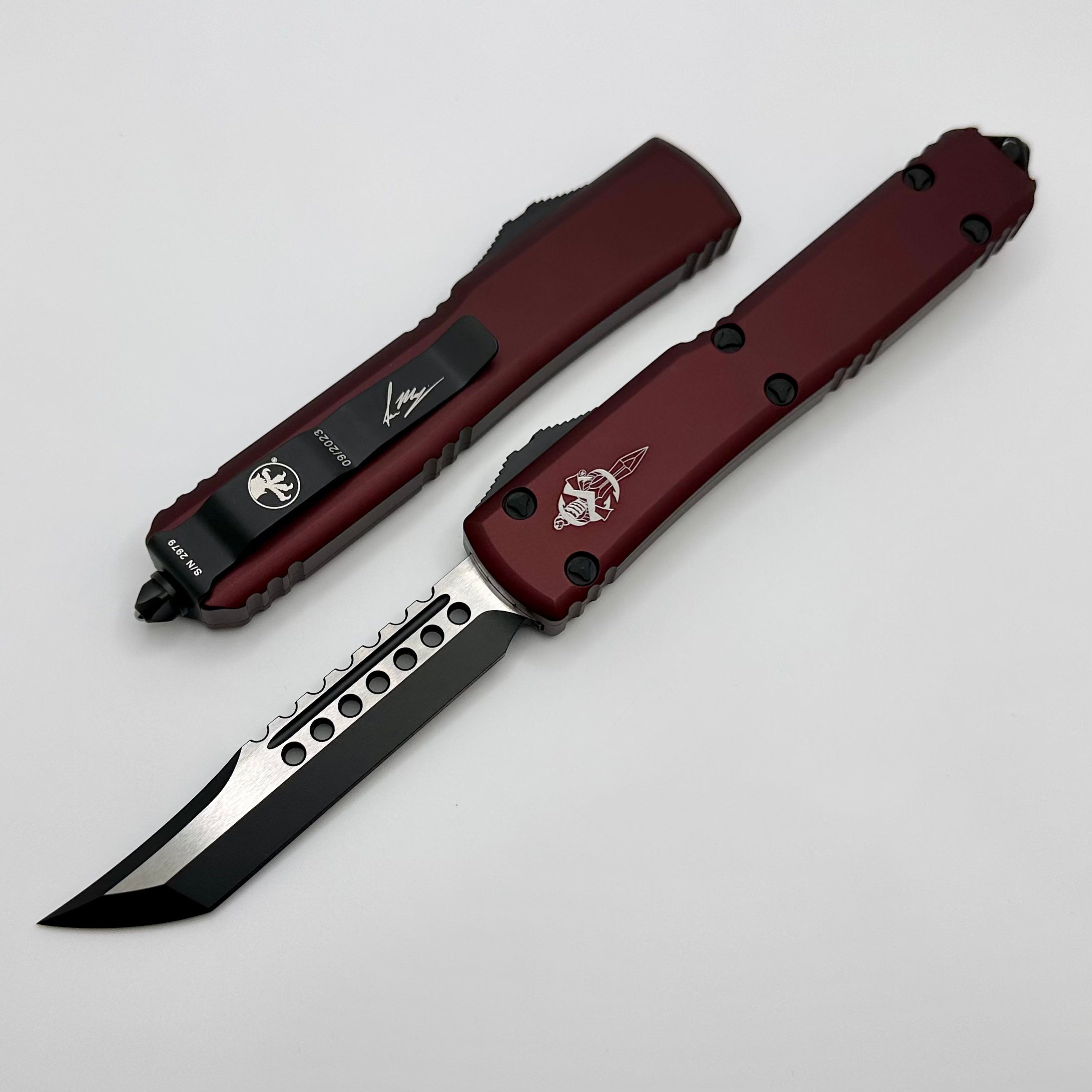 Microtech Ultratech Hellhound Merlot Standard 119-1MRS