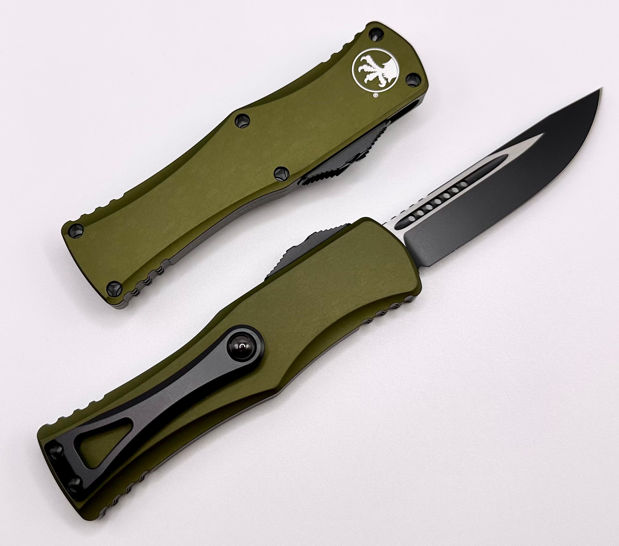 Microtech Hera Single Edge Black Standard & OD Green 703-1OD