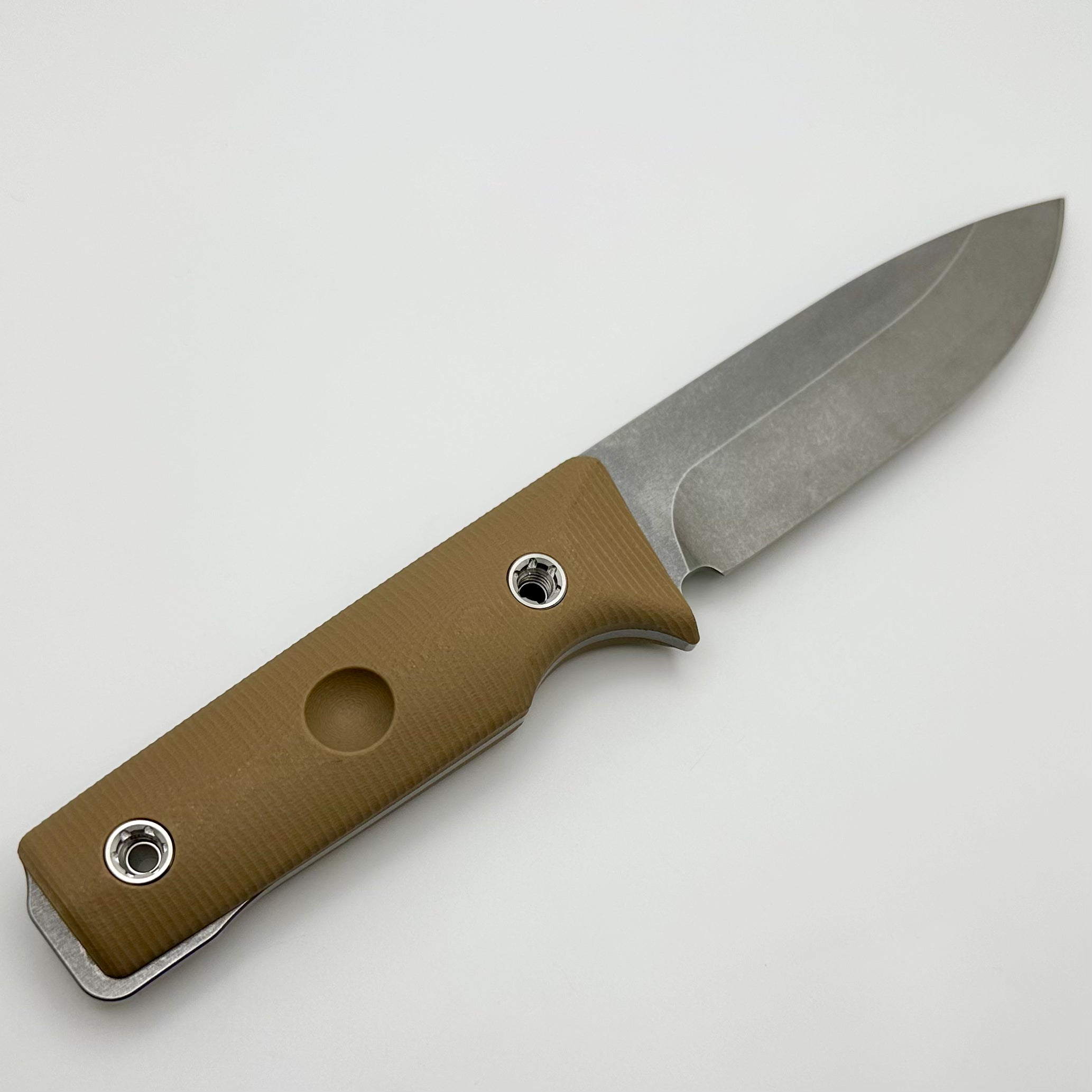 Medford The San 3V Tumbled Blade w/ Coyote G-10 Handle Fixed Blade