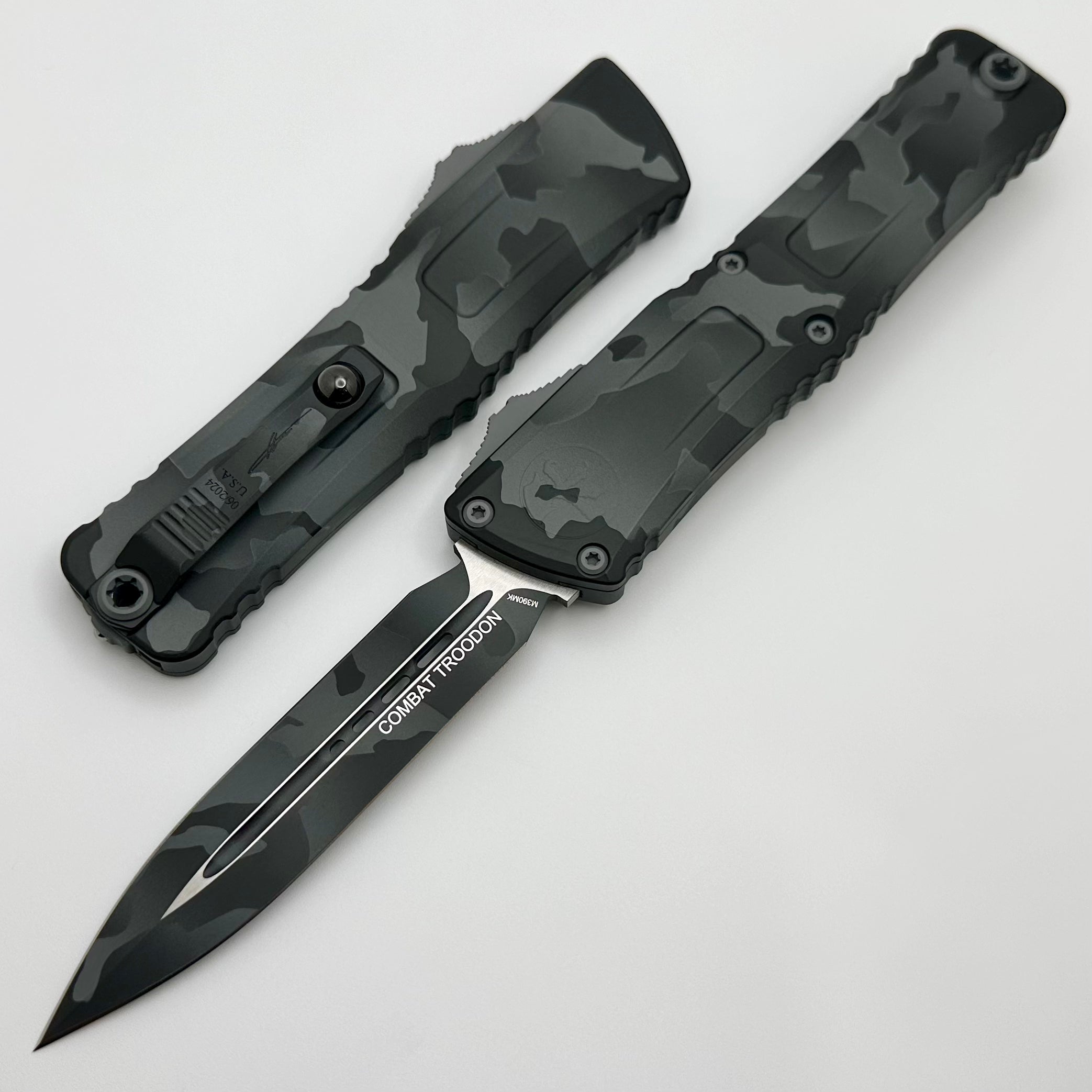 Microtech Knives Combat Troodon Gen III Urban Camo D/E Signature Series 1142-1UCS One Per Household