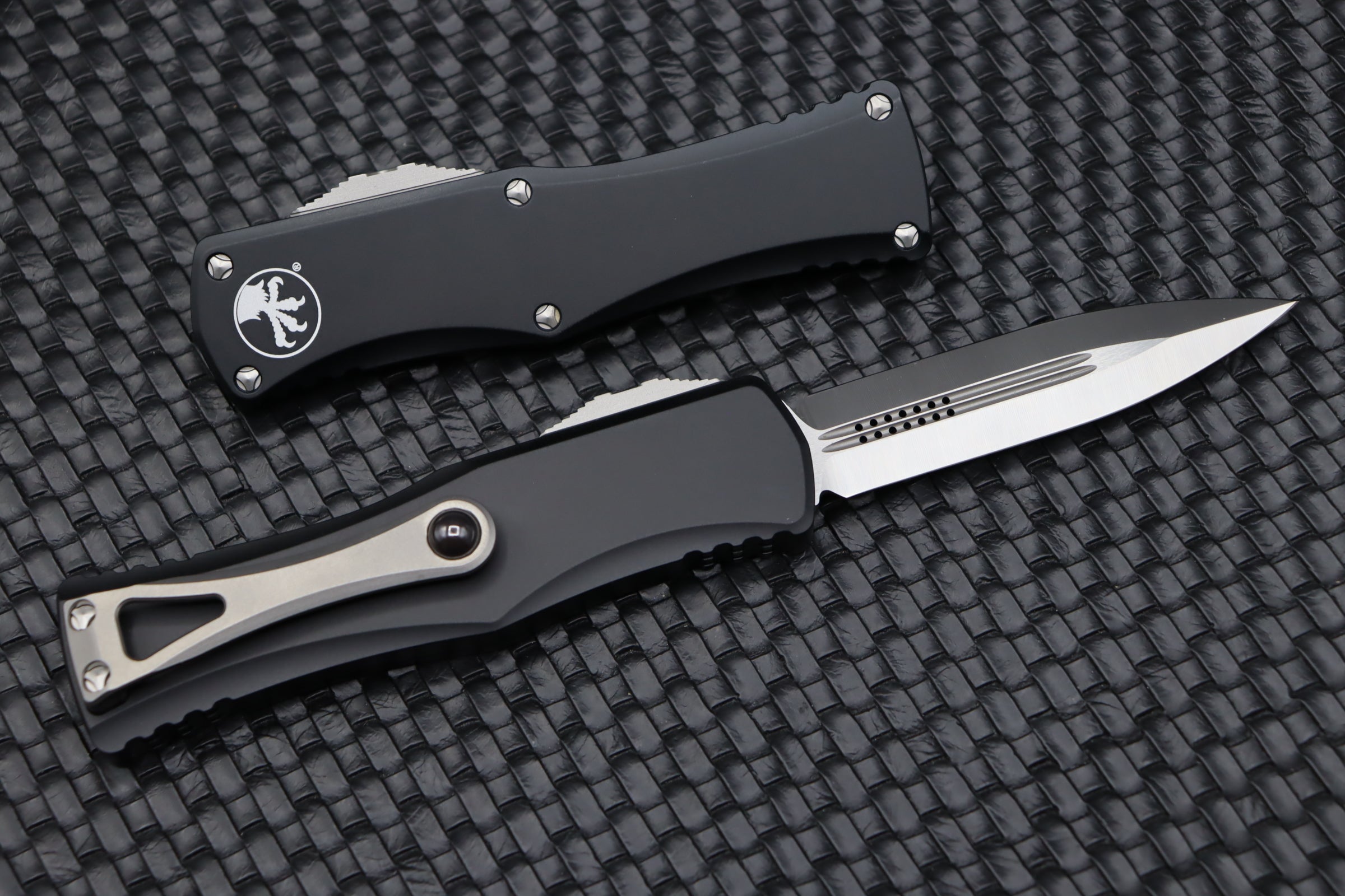 Microtech Hera Double Edge Satin Standard & Black 702-4