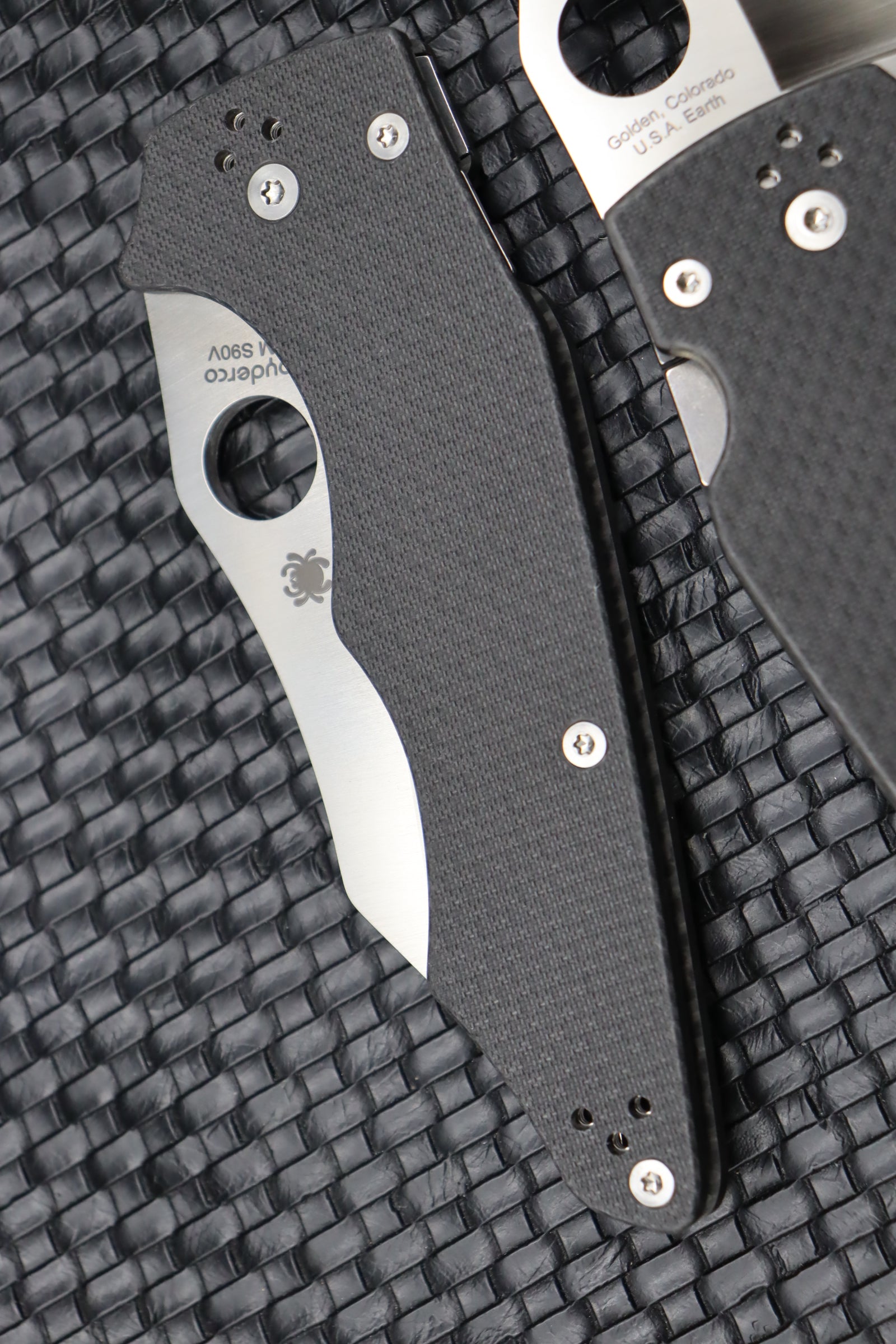 Spyderco Carbon Fiber Yojumbo S90V Sprint Run C253CFP