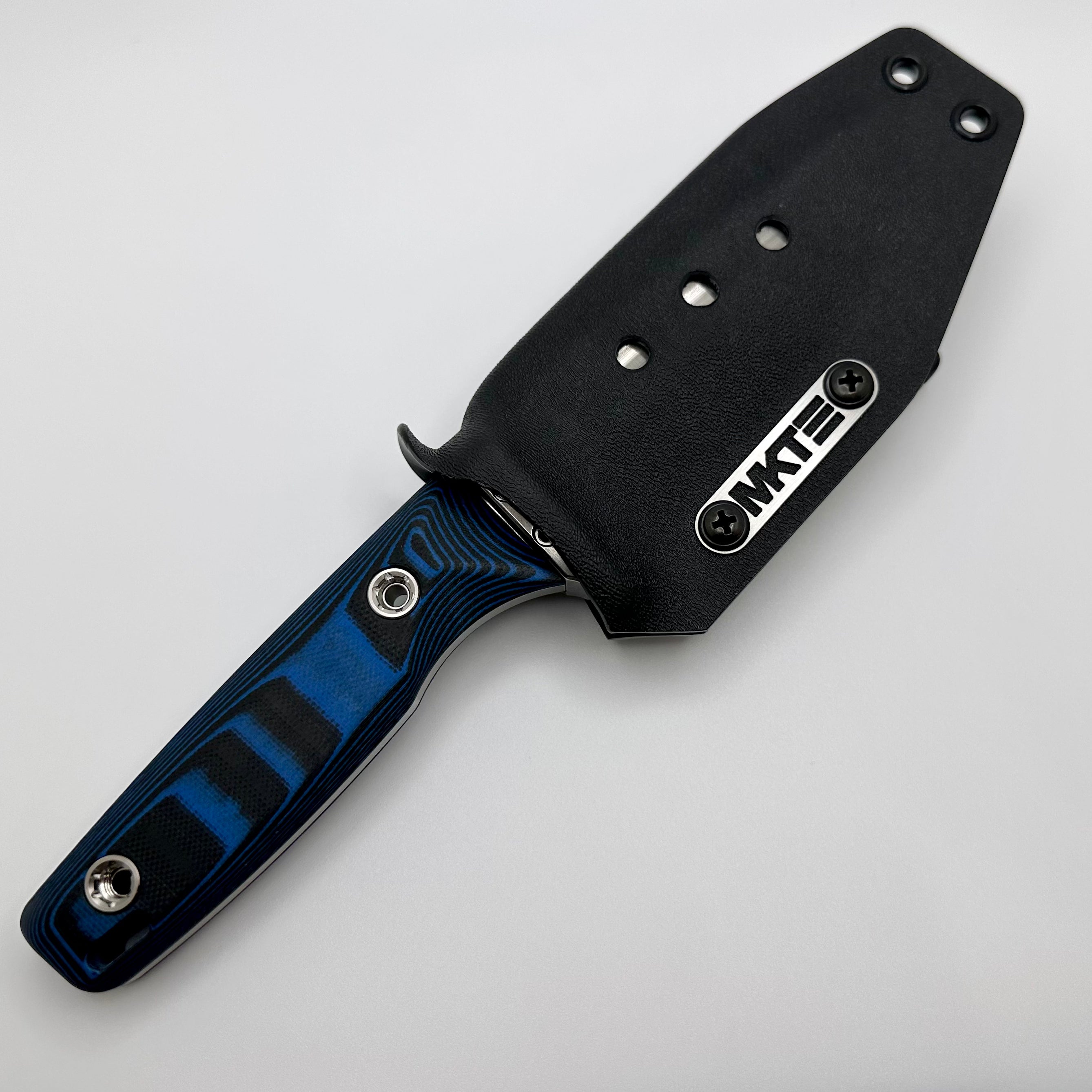 Medford The Deep 20CV Tumbled w/ Black/Blue G-10 & PVD Hardware