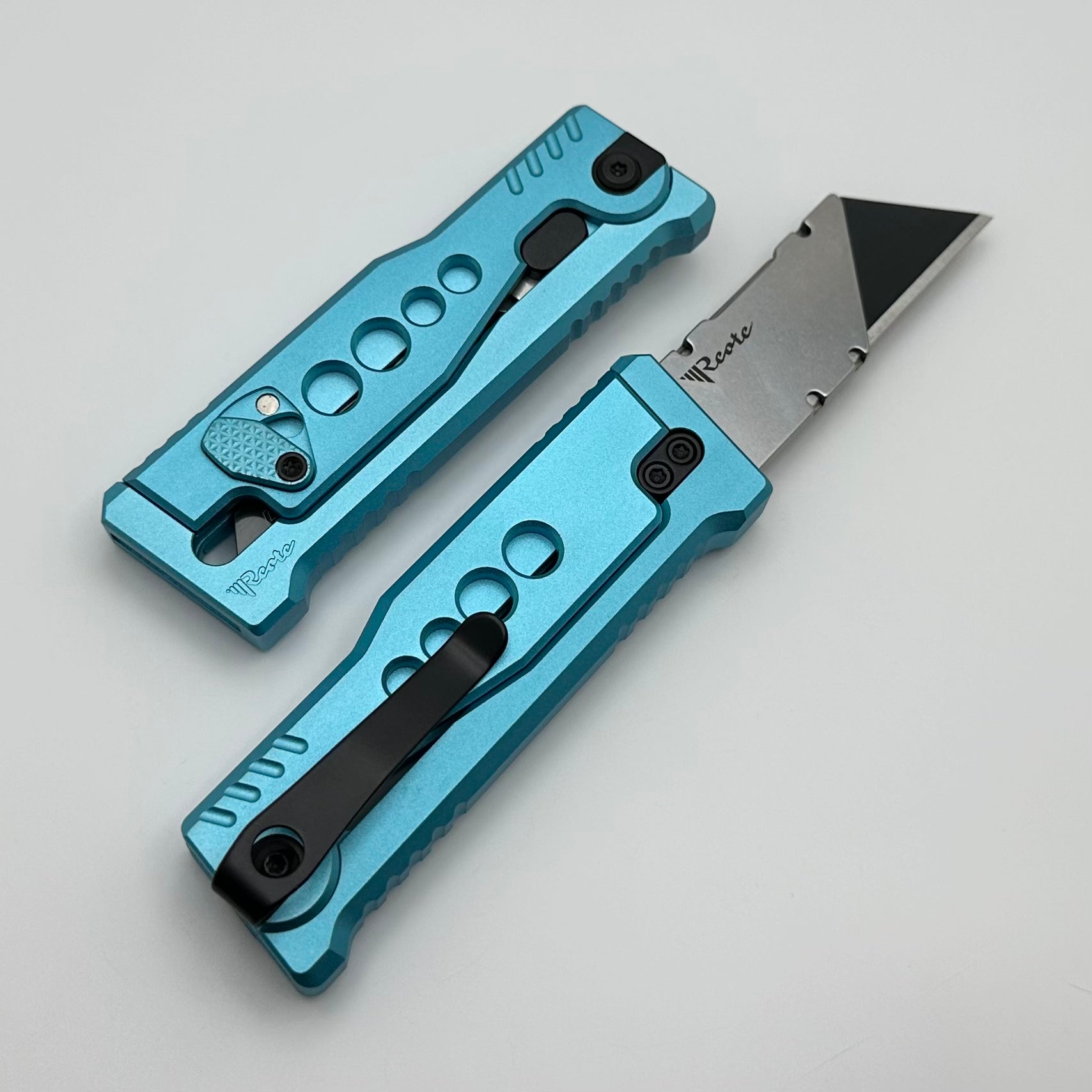 Reate EXO-U Utility Speedhole Blue Aluminum Handle