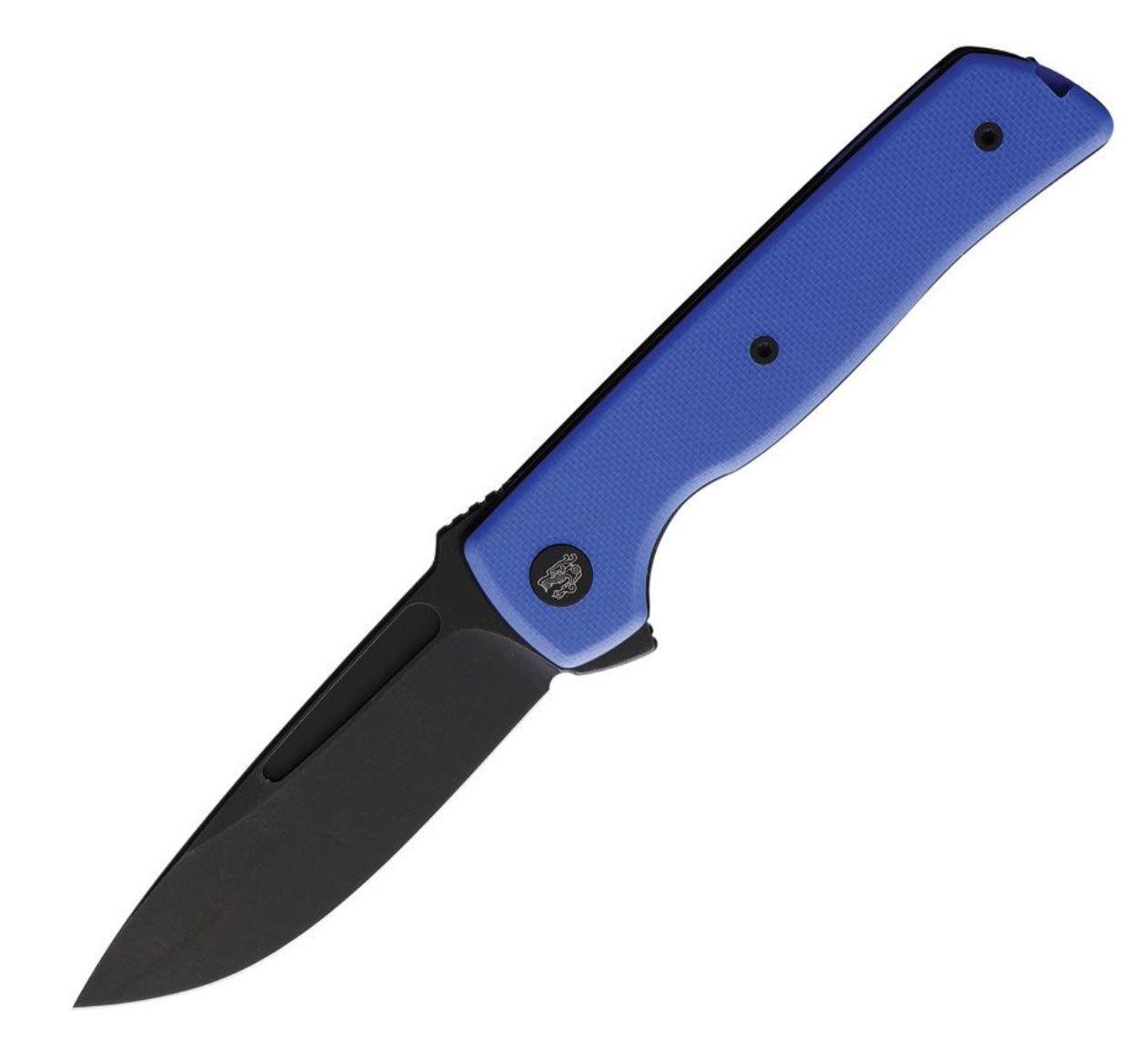 Terzuola Knives ATCF Lite Blue G-10 Linerlock w/ Black Nitro-V FF010LB