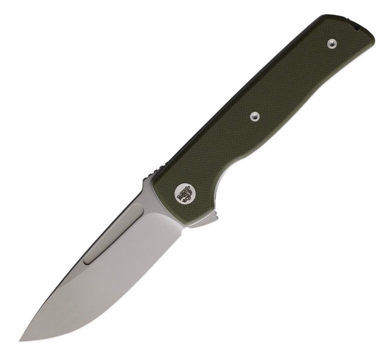 Terzuola Knives ATCF Lite OD Green G-10 Linerlock w/ Stonewash Nitro-V FF010GS