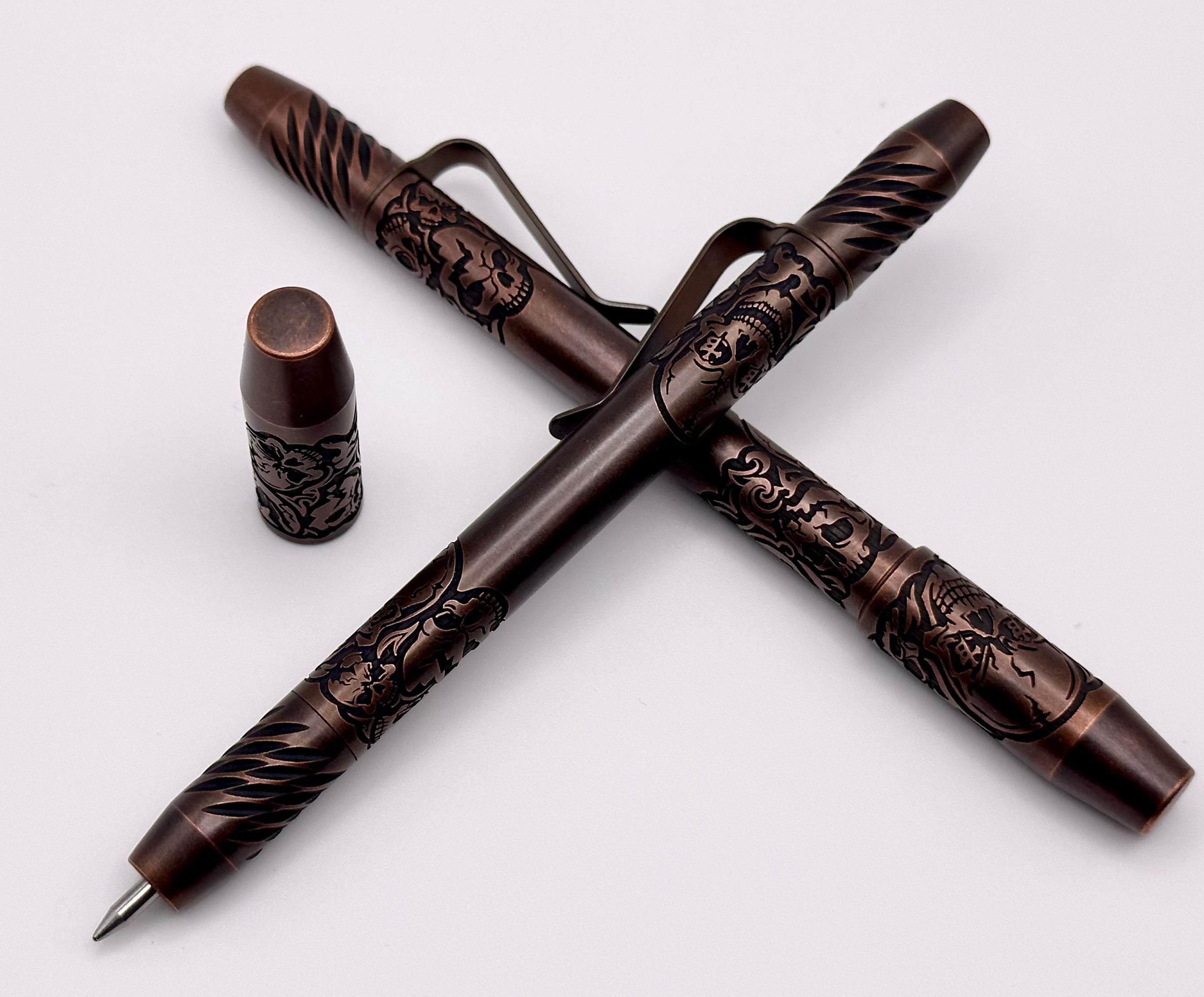 Borka Ti2Design TechLiner Grid Skulls Copper 5 Pen