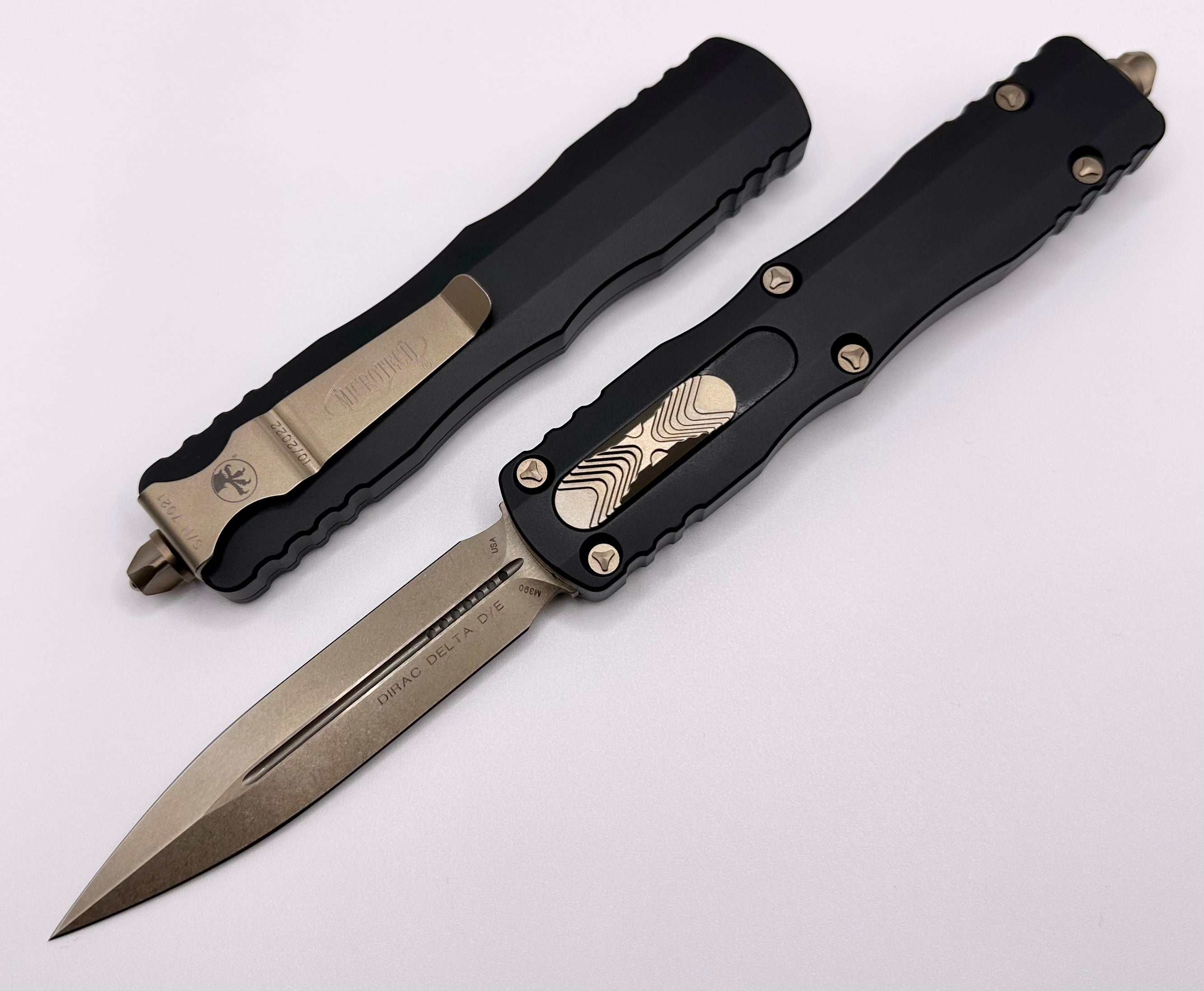 Microtech Dirac Delta D/E Bronze Standard & Black 227-13