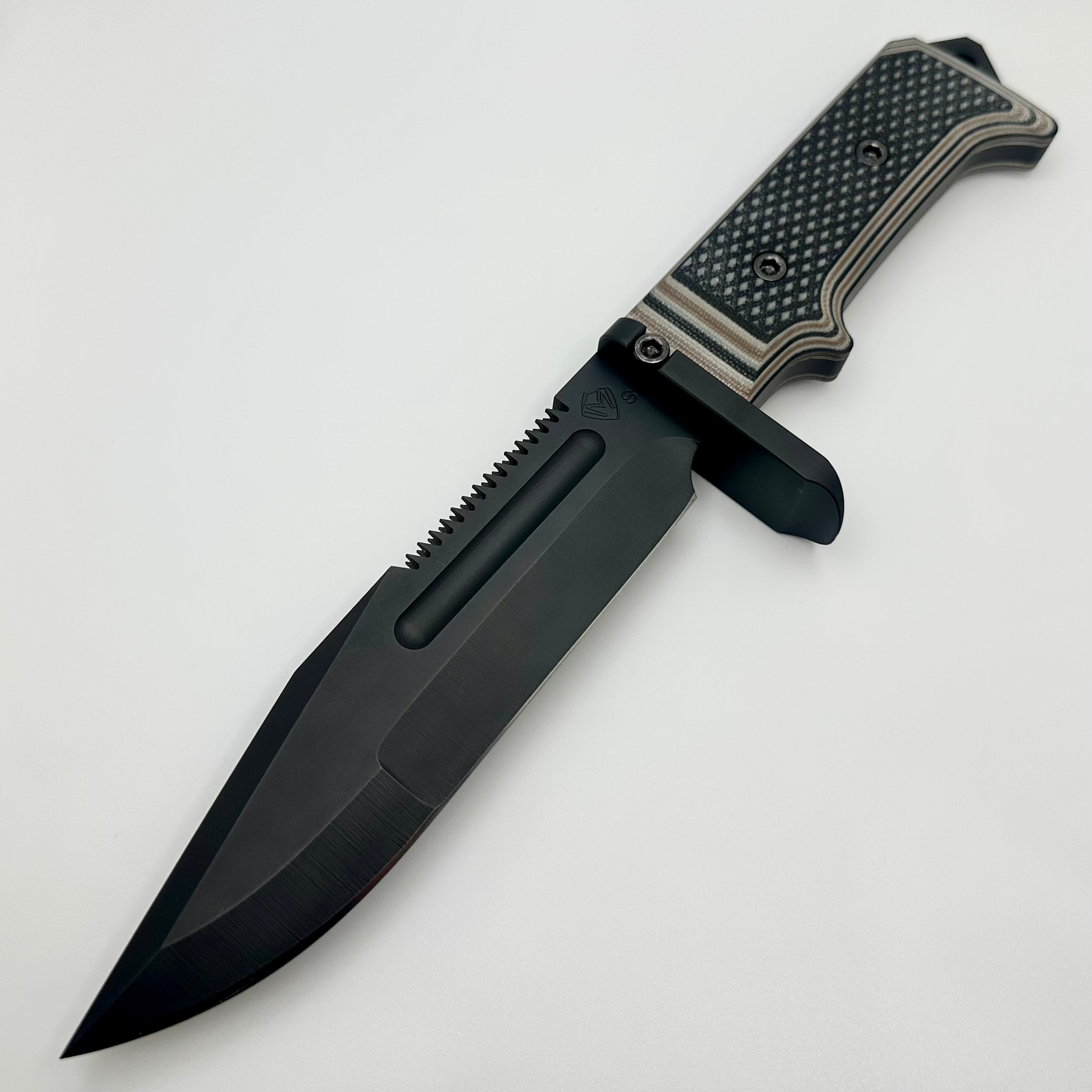 Medford USMC Raider PVD S35VN w/ Multi-Color G-10 Handles Fixed Blade